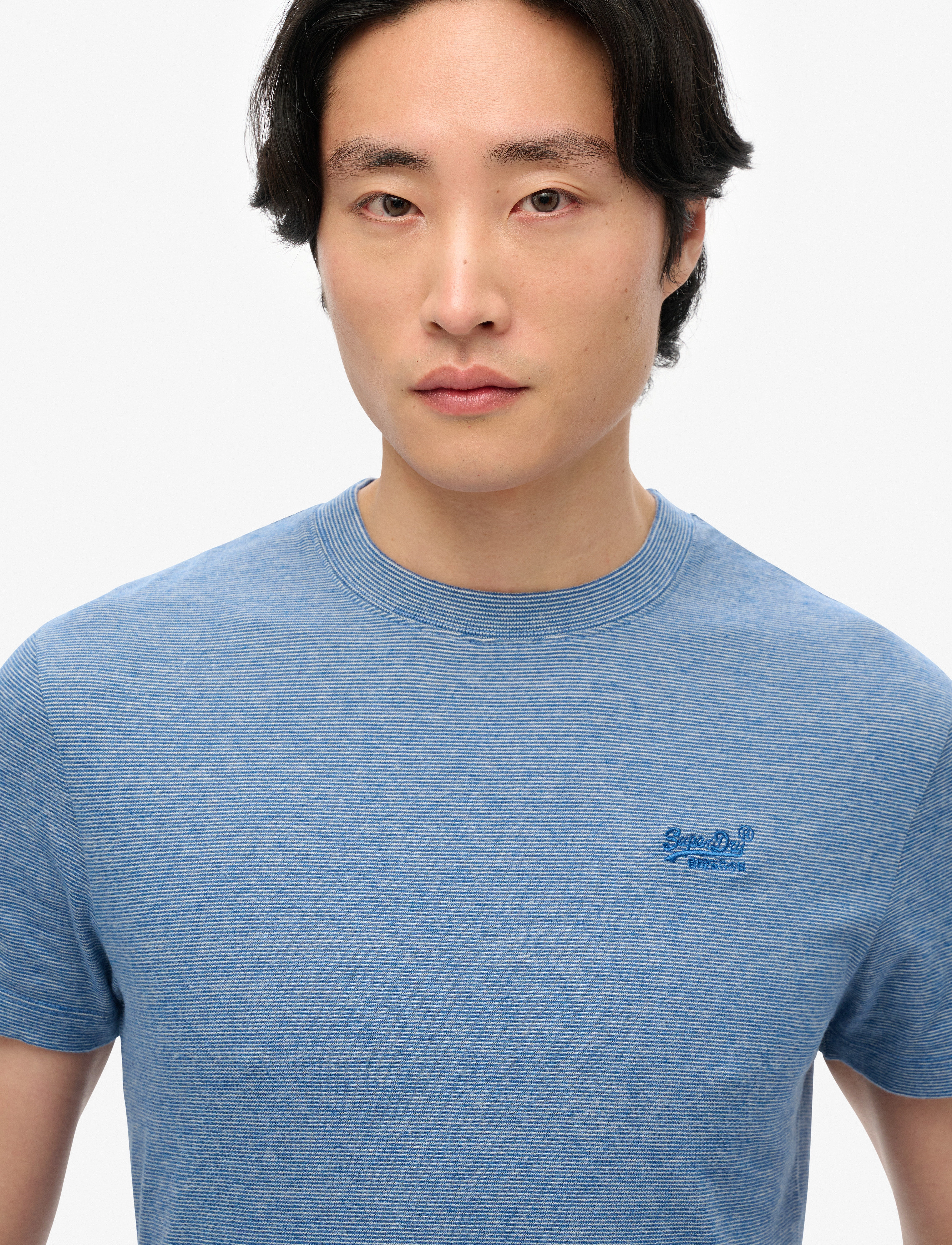 Superdry - VINTAGE LOGO EMB TEE - laveste priser - ocean blue feeder - 3