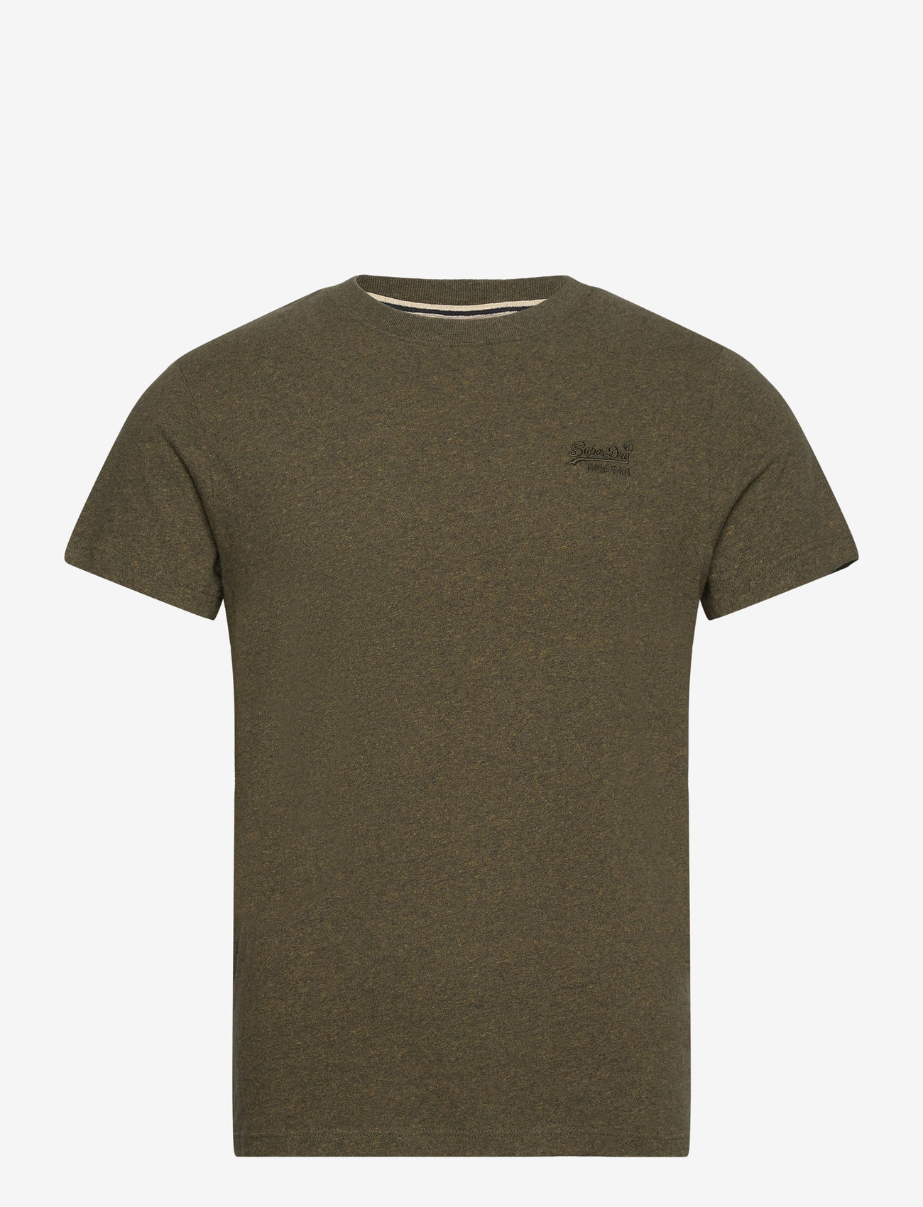 Superdry - ESSENTIAL LOGO EMB TEE - kurzärmelig - olive fleck marl - 1