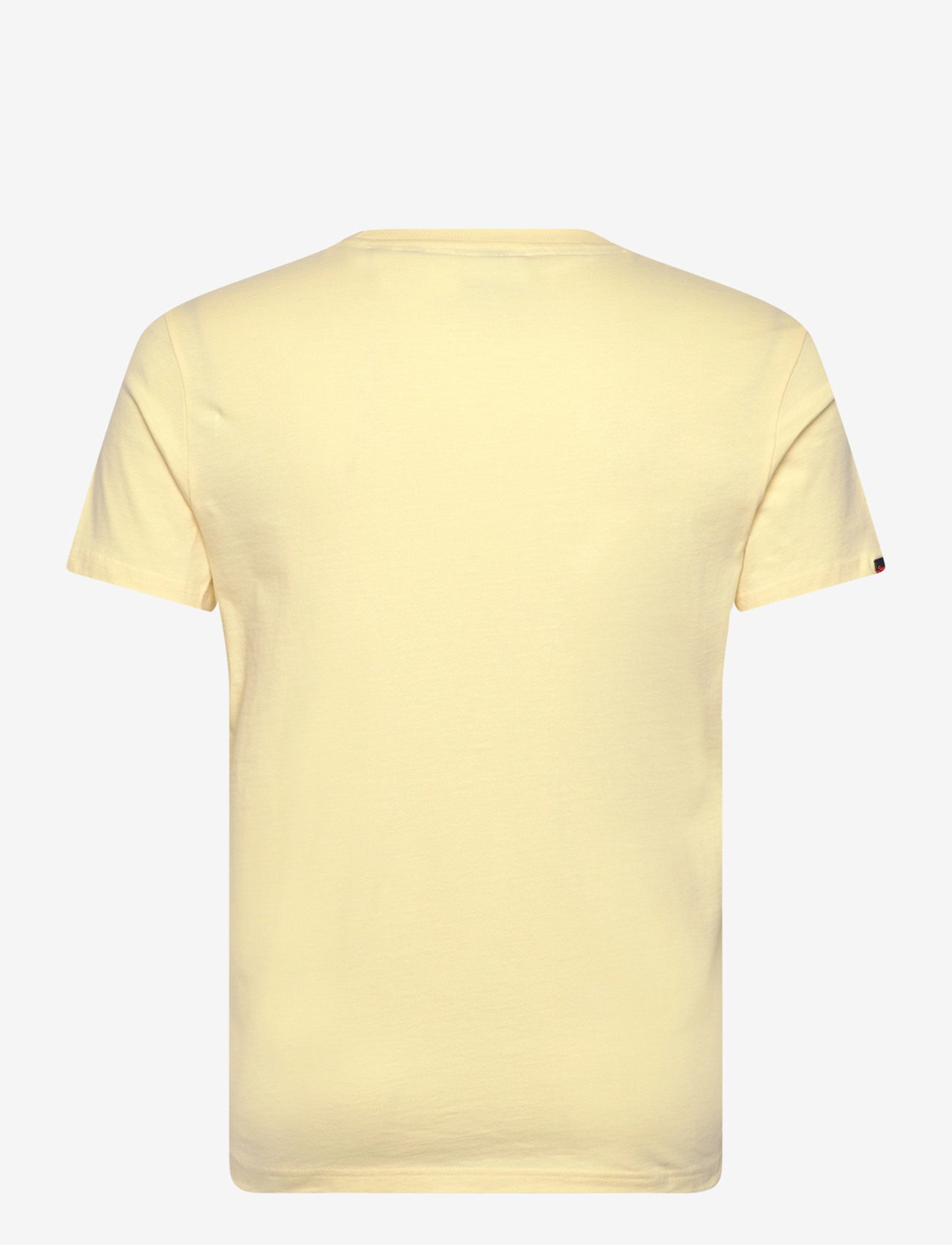 Superdry - VINTAGE LOGO EMB TEE - lühikeste varrukatega t-särgid - pastel yellow/navy - 2