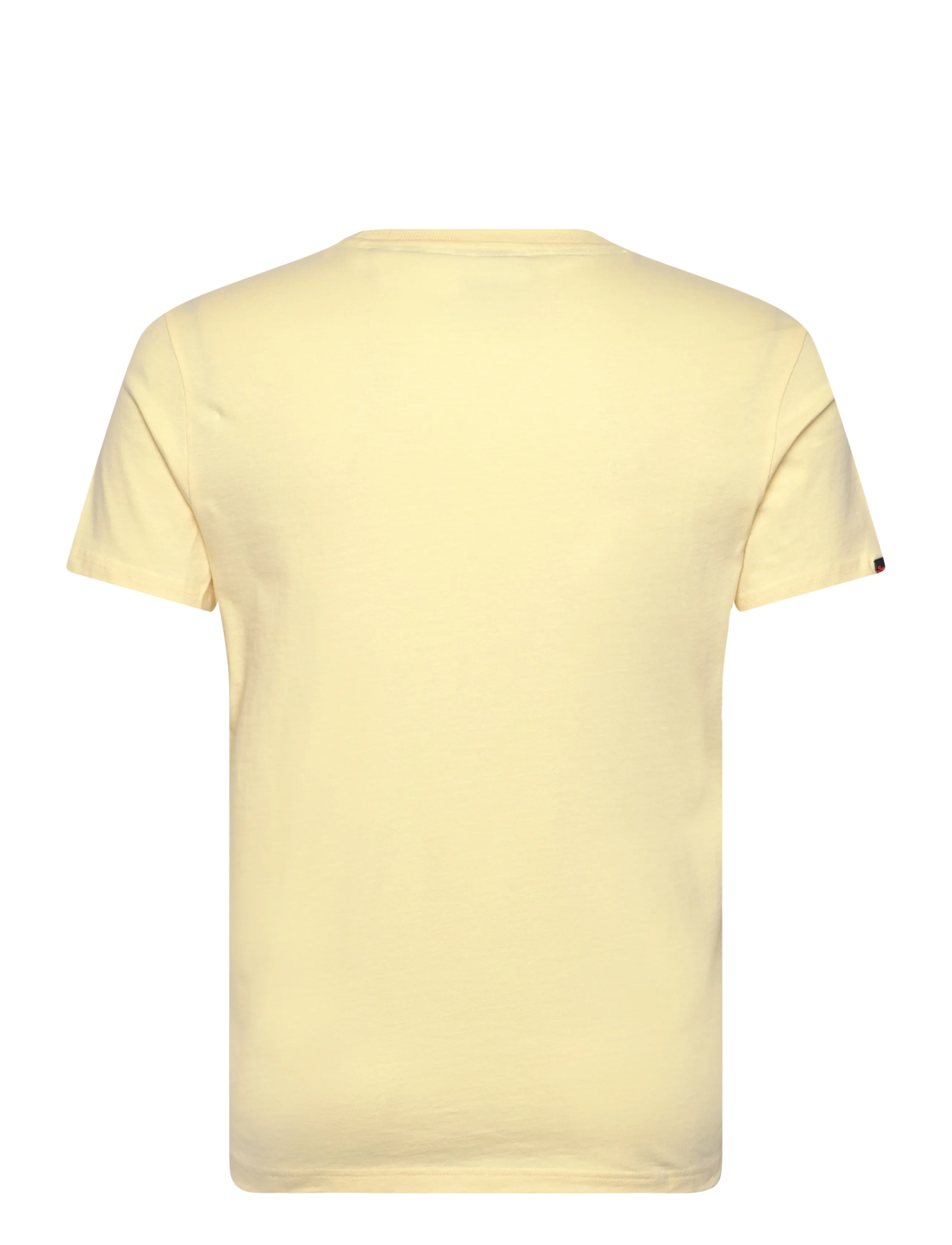 Superdry - VINTAGE LOGO EMB TEE - short-sleeved t-shirts - pastel yellow/navy - 2