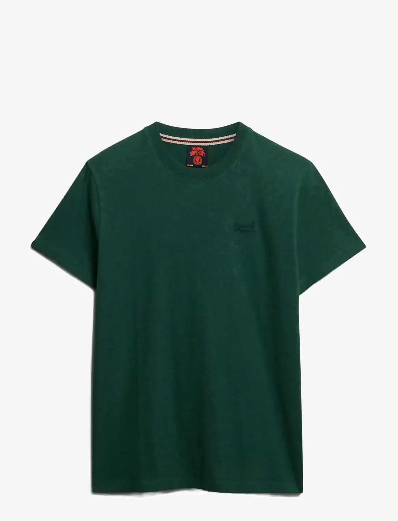 Superdry - VINTAGE LOGO EMB TEE - kortærmede t-shirts - pitch green marl - 1
