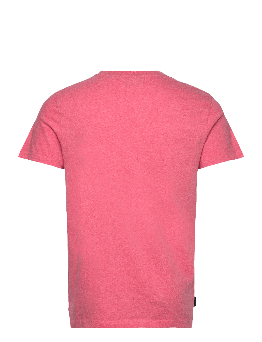 Superdry - ESSENTIAL LOGO EMB TEE - short-sleeved t-shirts - punch pink marl - 2