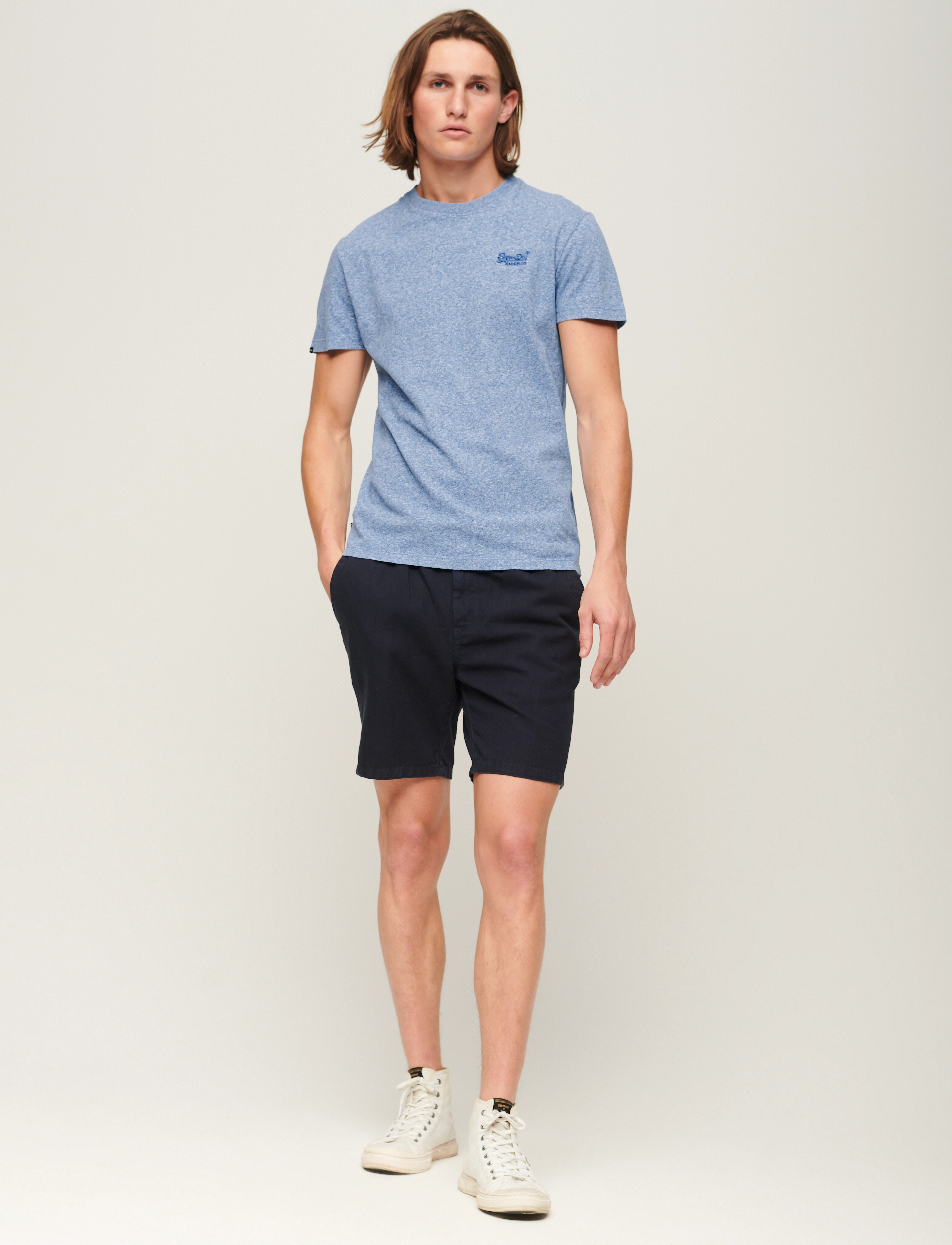 Superdry Essential Logo Emb Tee t-shirts - bas herr – bild 2