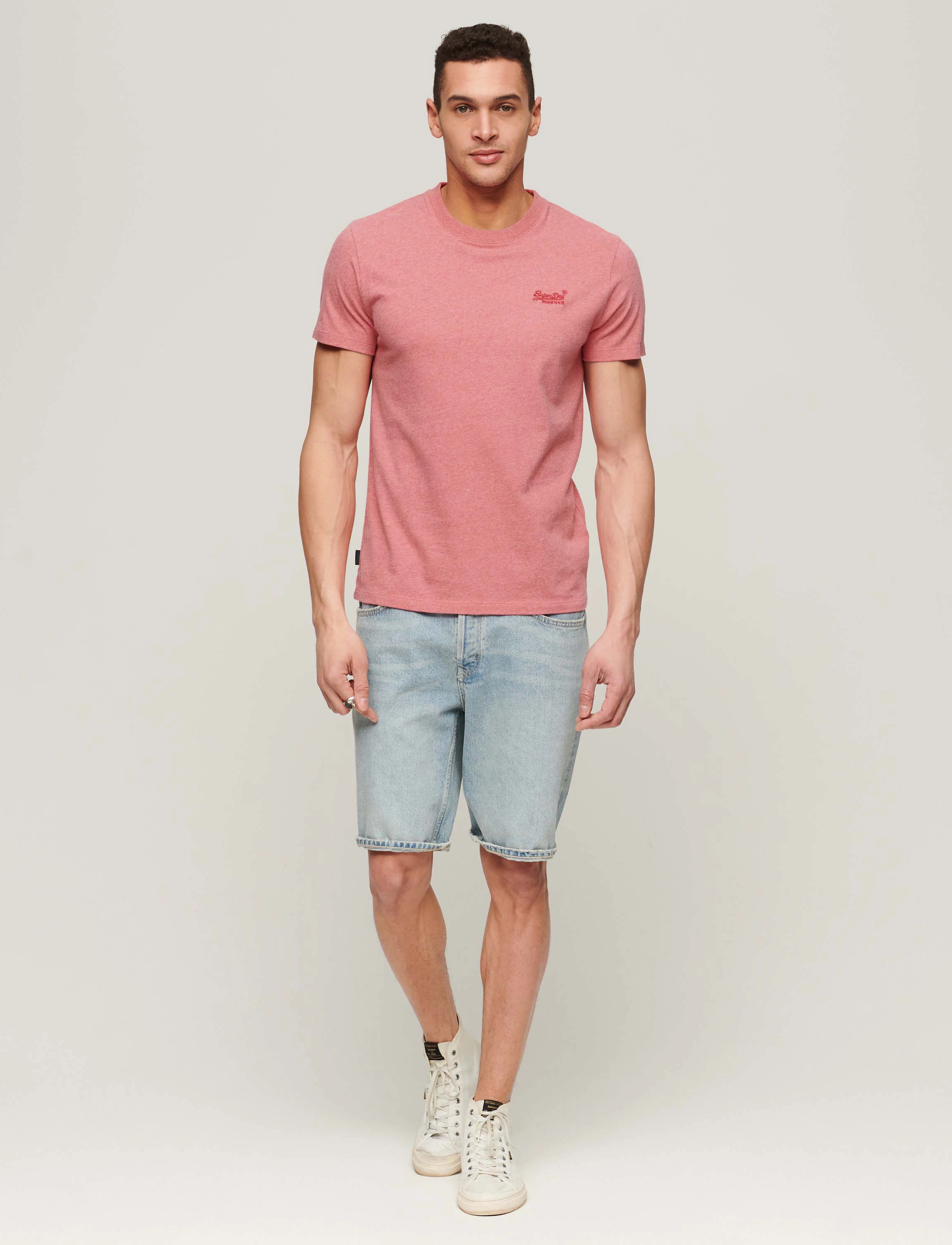 Superdry Essential Logo Emb Tee t-shirts - bas herr – bild 3