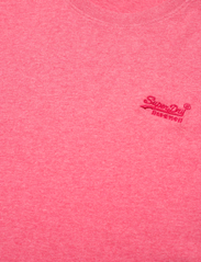 Superdry - ESSENTIAL LOGO EMB TEE - short-sleeved t-shirts - punch pink marl - 4