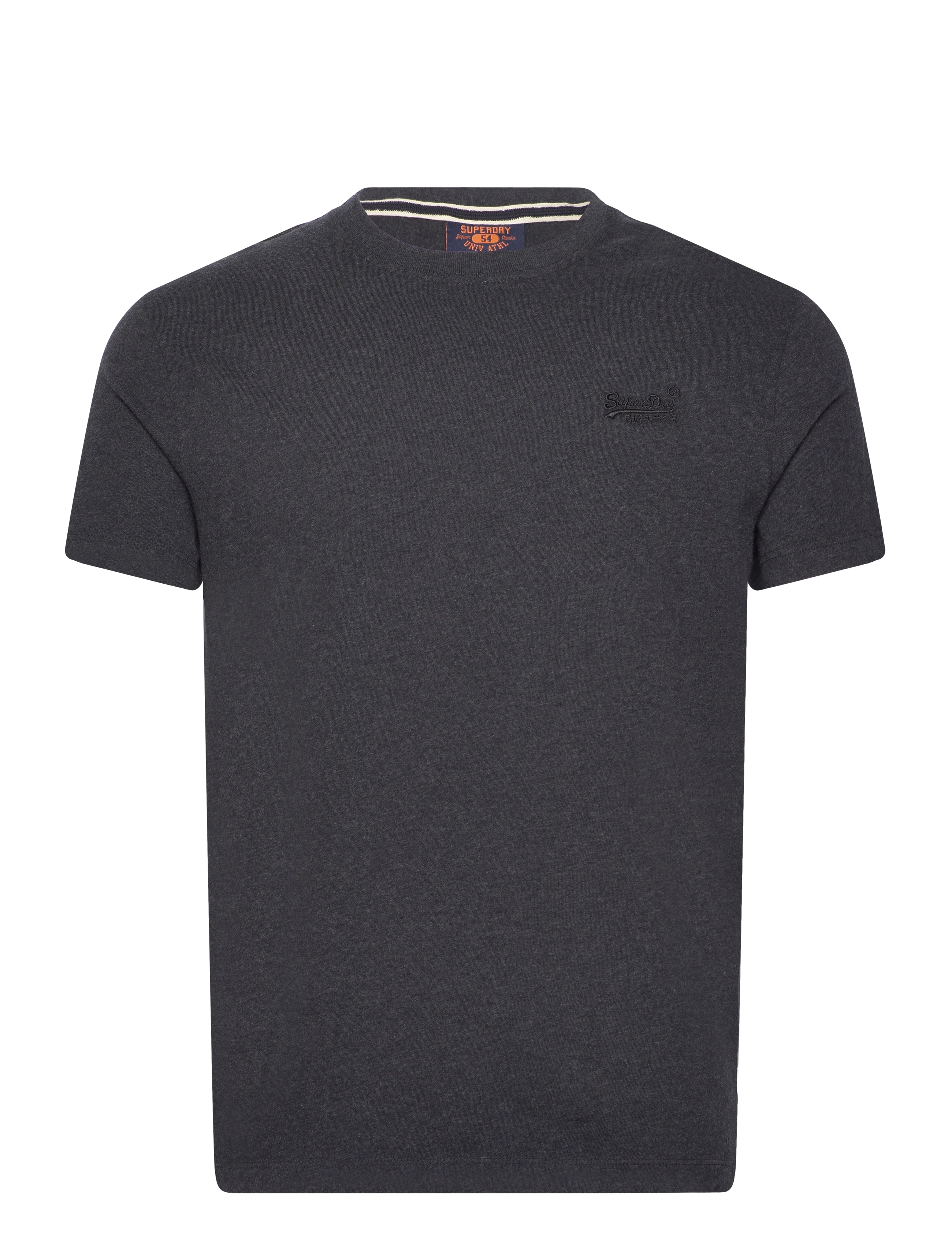 Superdry - VINTAGE LOGO EMB TEE - laveste priser - raven black marl - 1