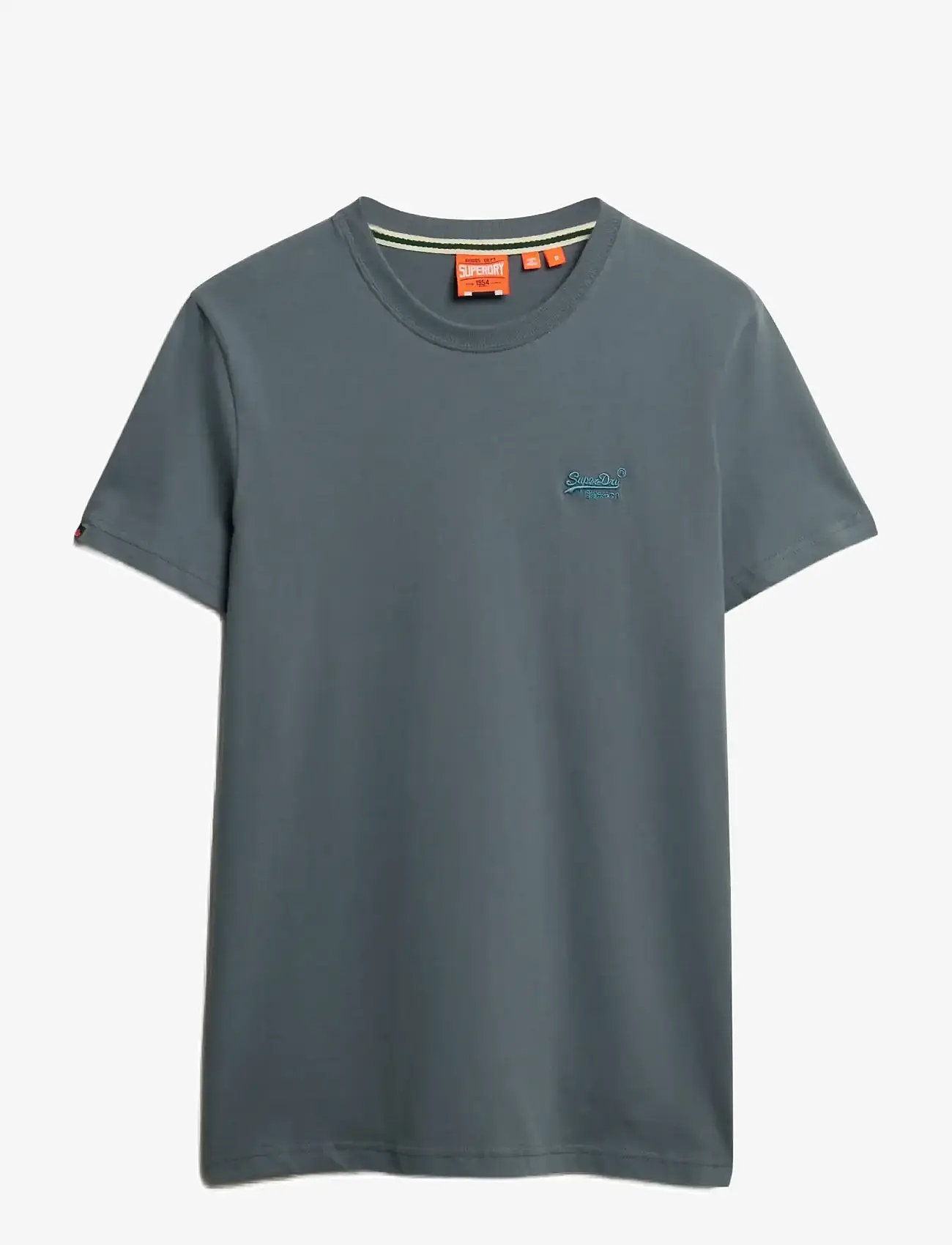 Superdry - VINTAGE LOGO EMB TEE - lühikeste varrukatega t-särgid - stormy weather blue - 1