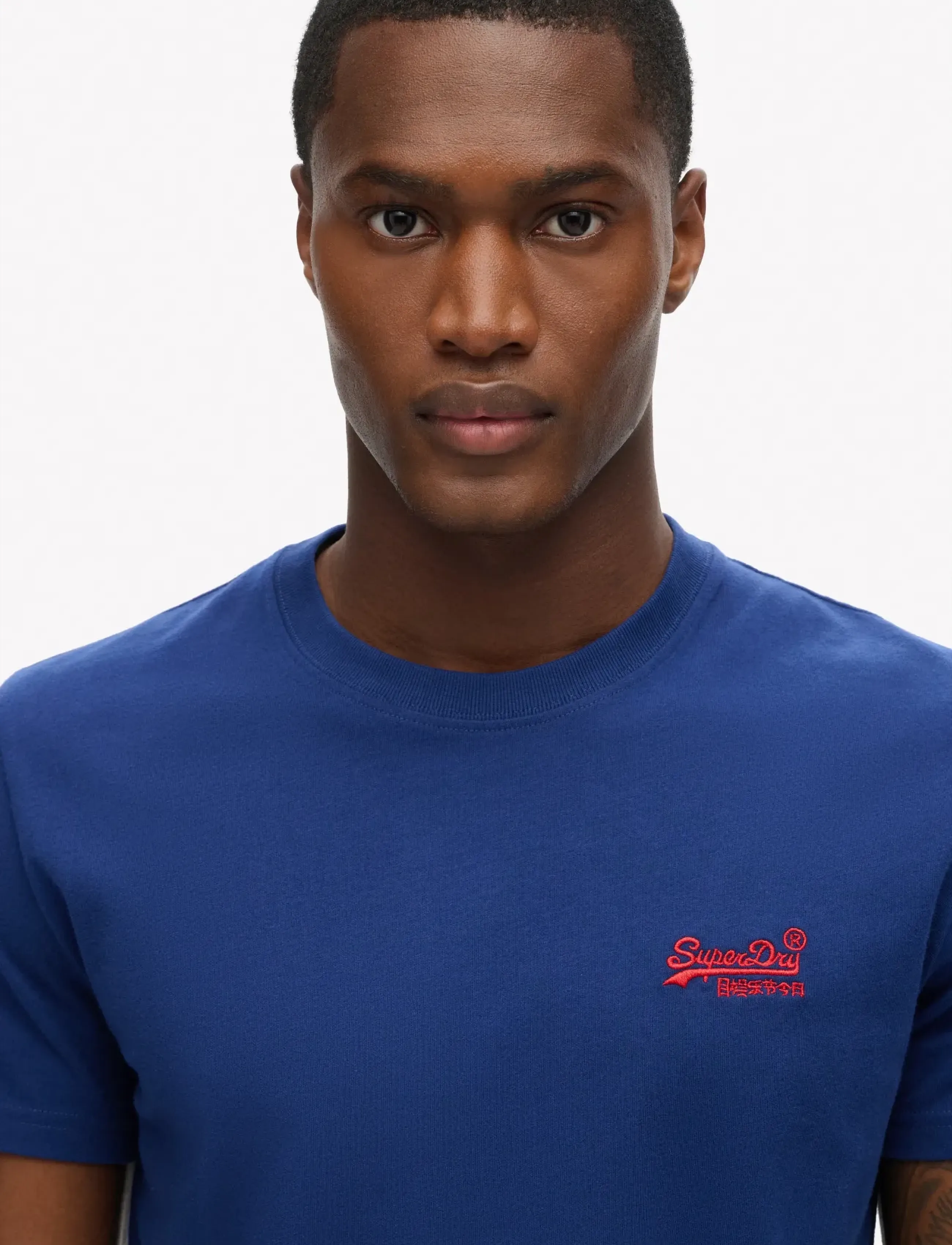 Superdry - VINTAGE LOGO EMB TEE - laveste priser - supermarine navy - 4