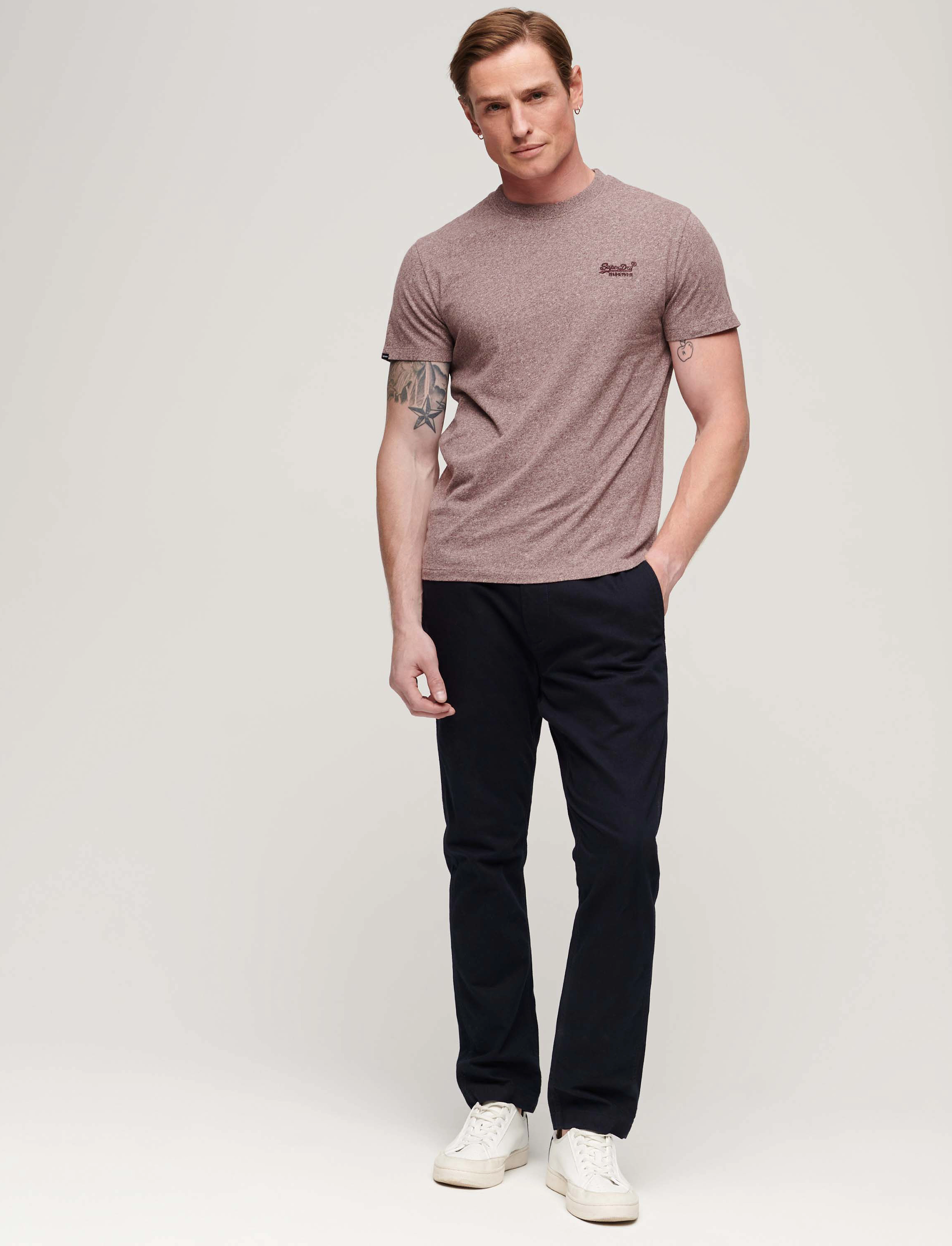Superdry - ESSENTIAL LOGO EMB TEE - lägsta priserna - tois burgundy grit - 3