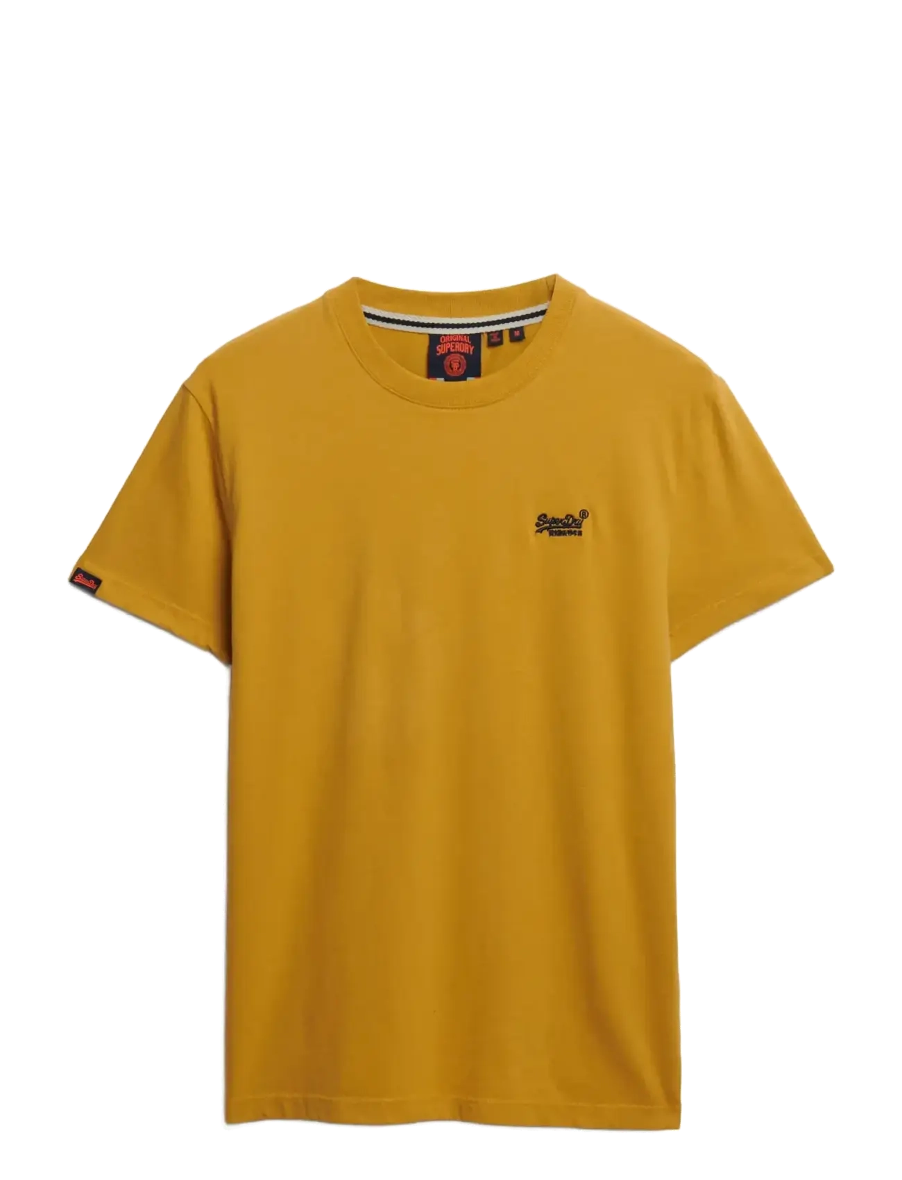 Superdry ESSENTIAL LOGO EMB TEE - T-shirts - DENIM CO OCHRE BROWN / yellow