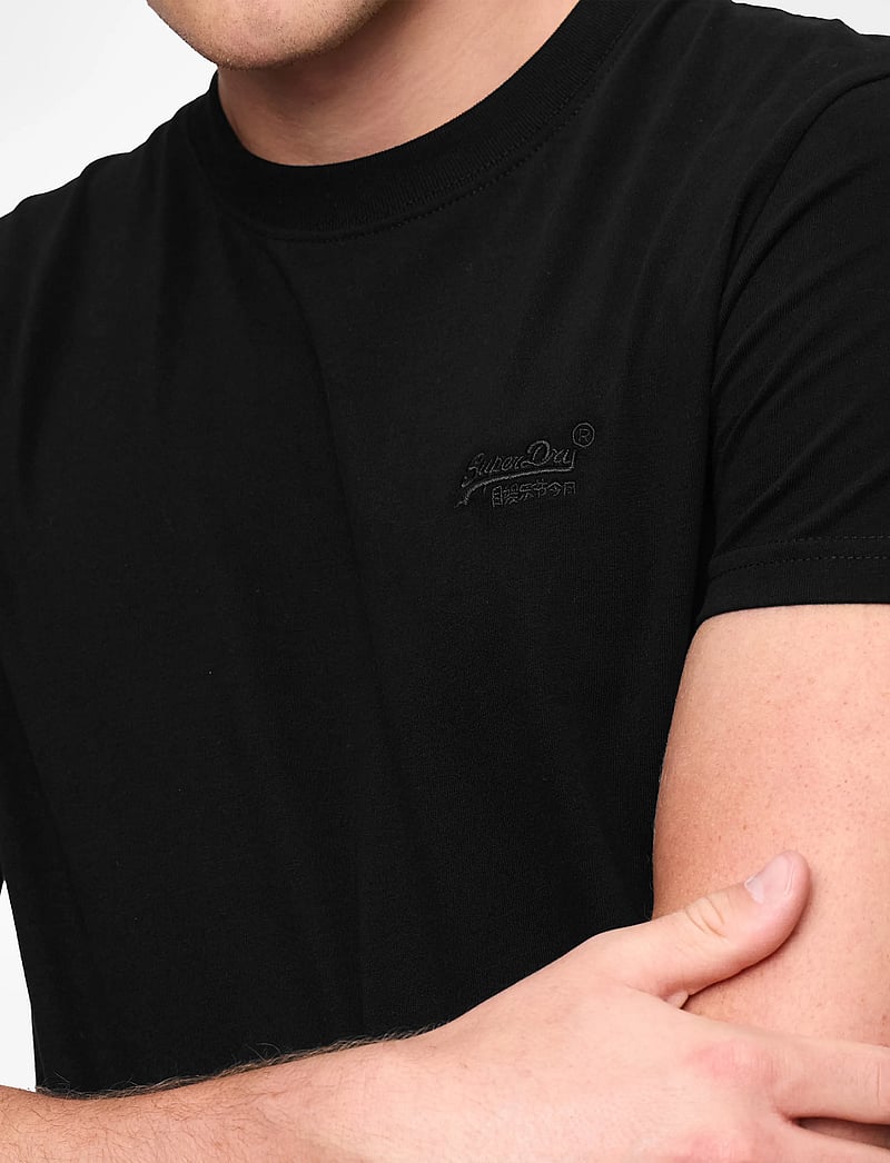 Superdry - ESSENTIAL LOGO EMB TEE - kurzärmelig - black/black - 5