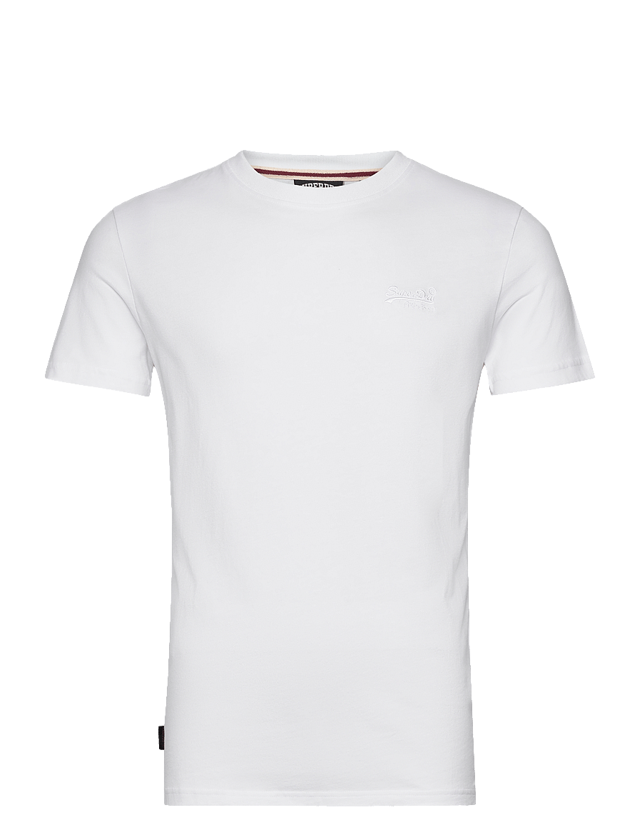 Superdry - ESSENTIAL LOGO EMB TEE - short-sleeved t-shirts - optic/optic - 1