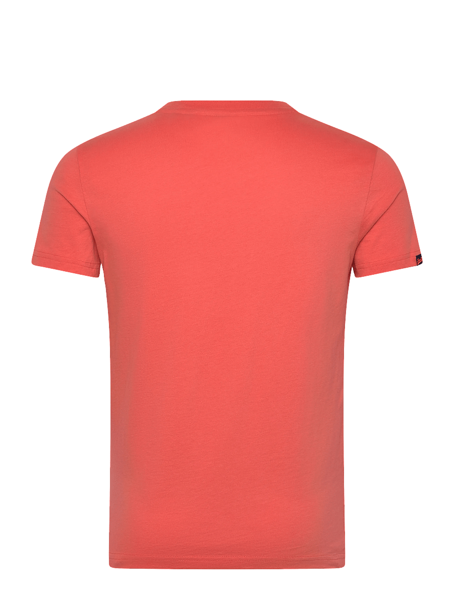 Superdry - ESSENTIAL LOGO EMB TEE - short-sleeved t-shirts - sunburst coral - 2