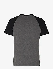 Superdry - VINTAGE BASEBALL TEE - marškinėliai trumpomis rankovėmis - rich charcoal marl/black - 2