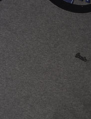 Superdry - VINTAGE BASEBALL TEE - marškinėliai trumpomis rankovėmis - rich charcoal marl/black - 5