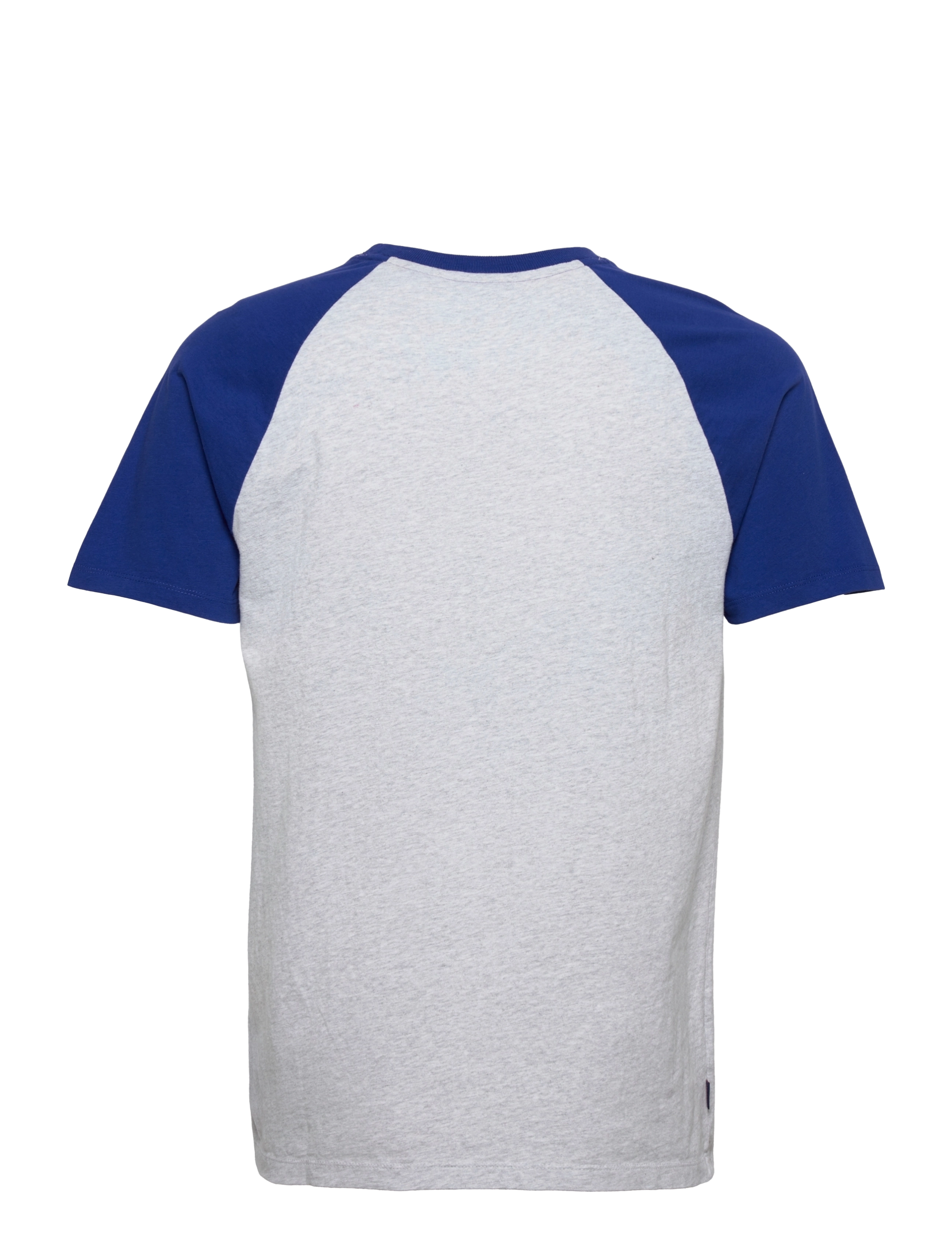 Superdry - VINTAGE BASEBALL TEE - glacier grey marl/regal blue - 1