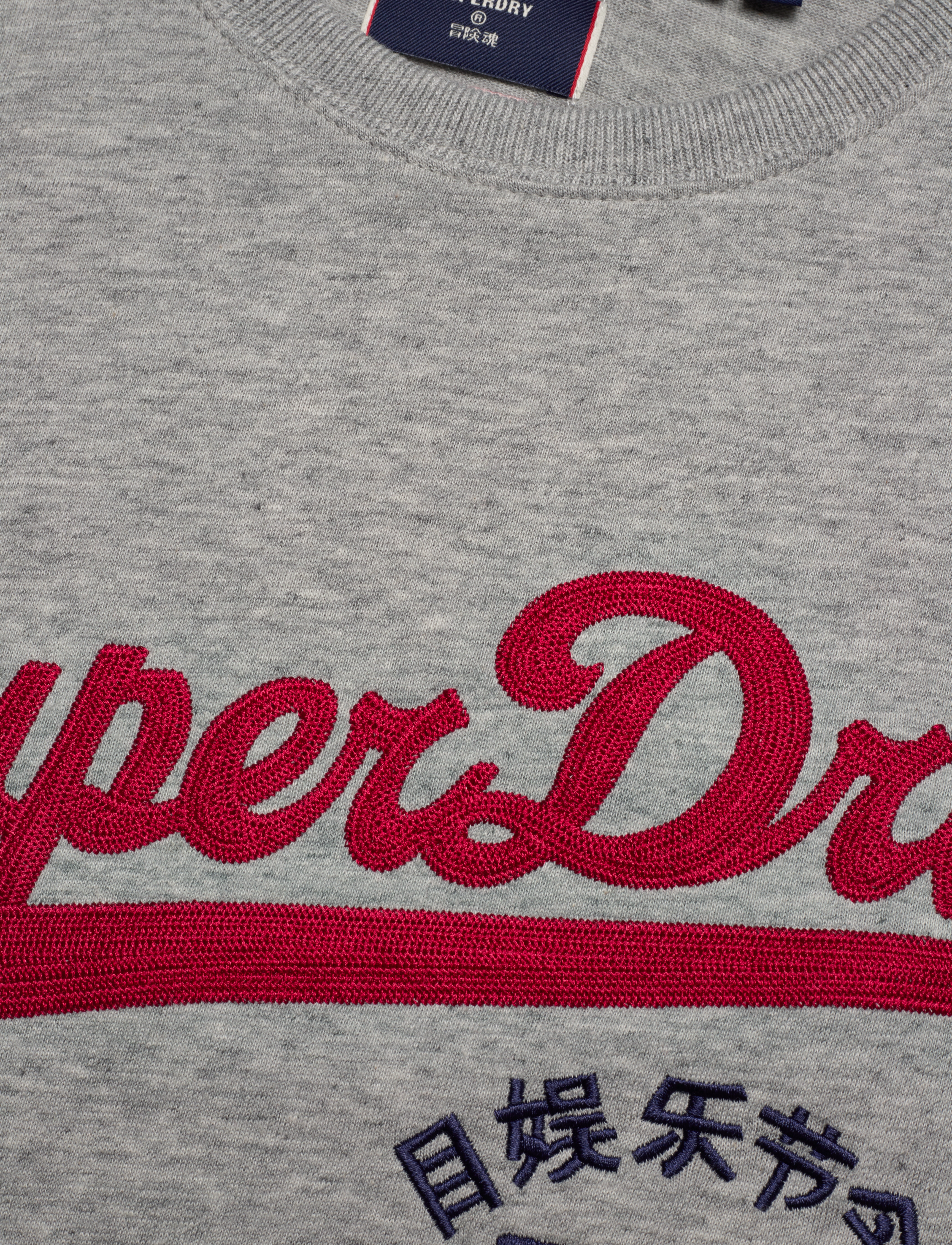 Superdry - VINTAGE VL INTEREST TEE - athletic grey marl - 2