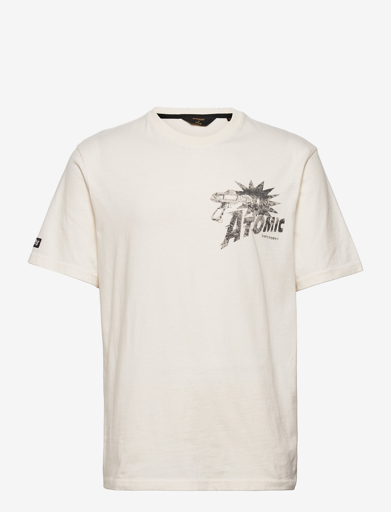 Superdry - VINTAGE CROSSING LINES BK TEE - couture white - 0