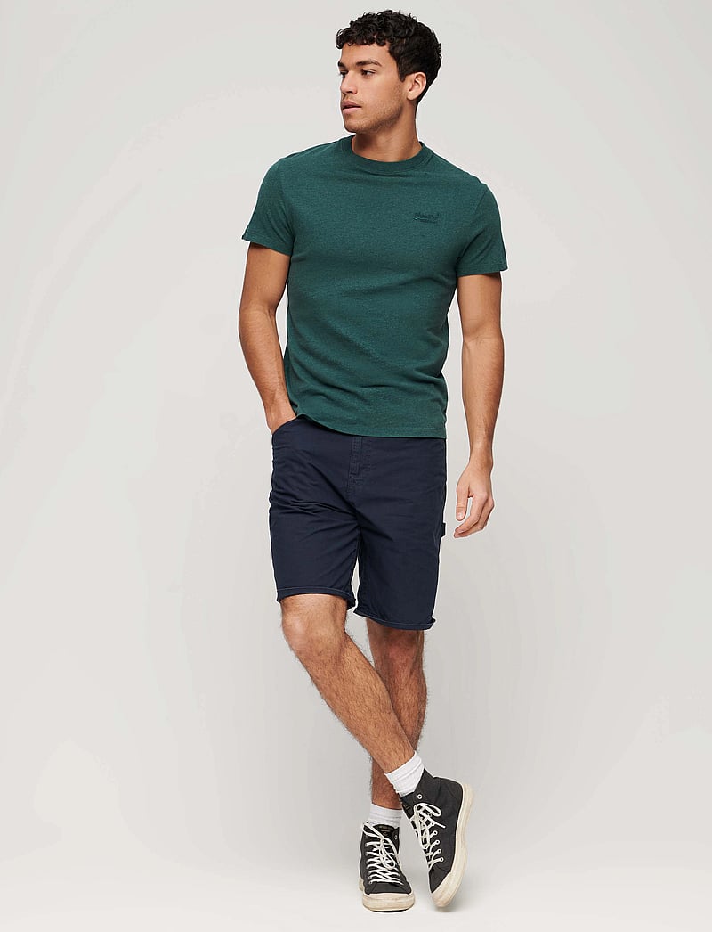 Superdry - ESSENTIAL TRIPLE PACK T-SHIRT - buckgreenmrl/nvymrl/noosgrymrl - 2