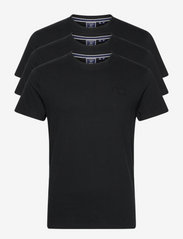 Superdry - ESSENTIAL TRIPLE PACK T-SHIRT - basic t-shirts - black black - 0