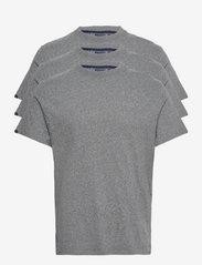 Superdry - ESSENTIAL TRIPLE PACK T-SHIRT - basic t-shirts - noos grey marl - 0