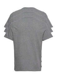 Superdry - ESSENTIAL TRIPLE PACK T-SHIRT - laisvalaikio marškinėliai - noos grey marl - 3
