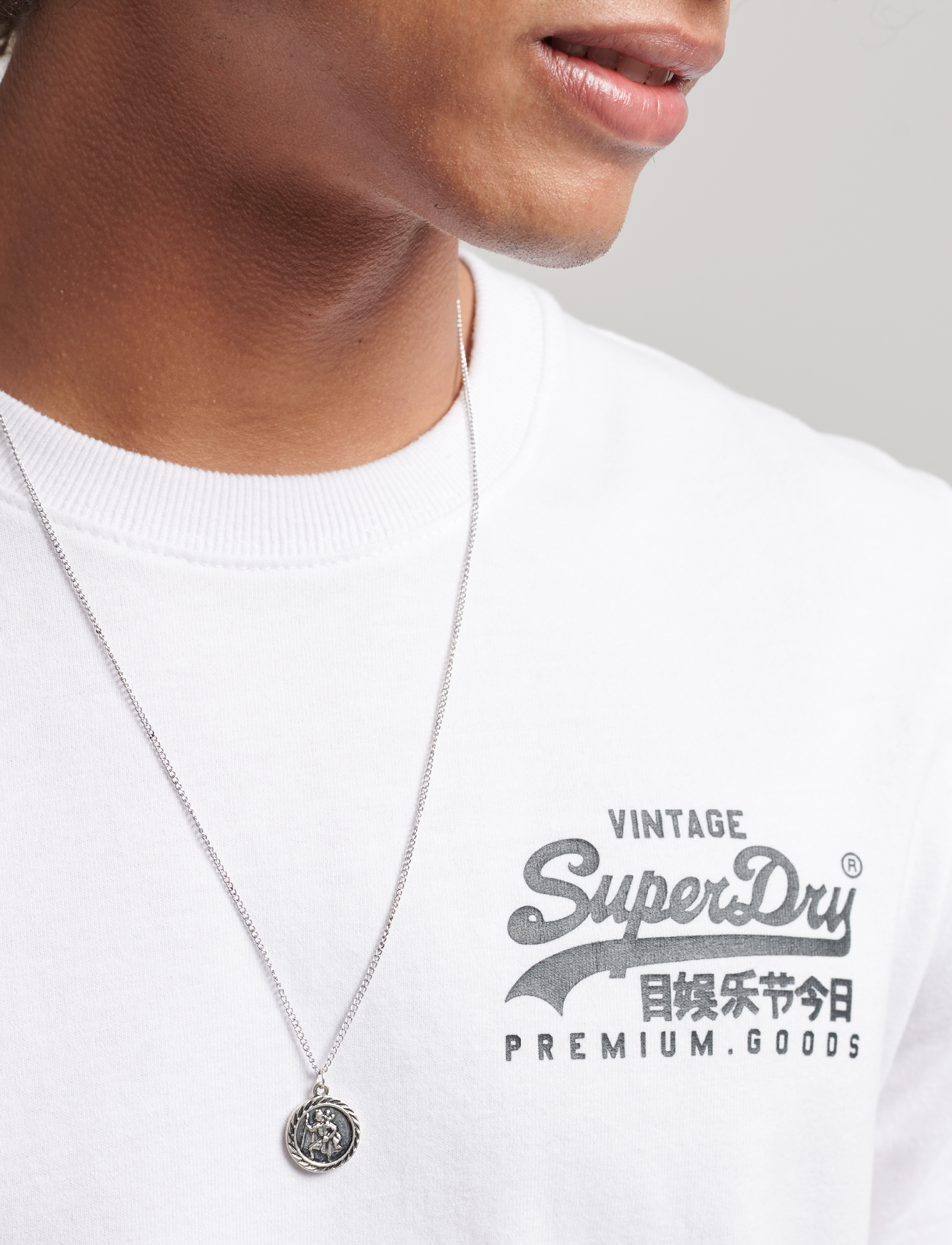 Superdry - VINTAGE LOGO HERITAGE TEE - optic - 4