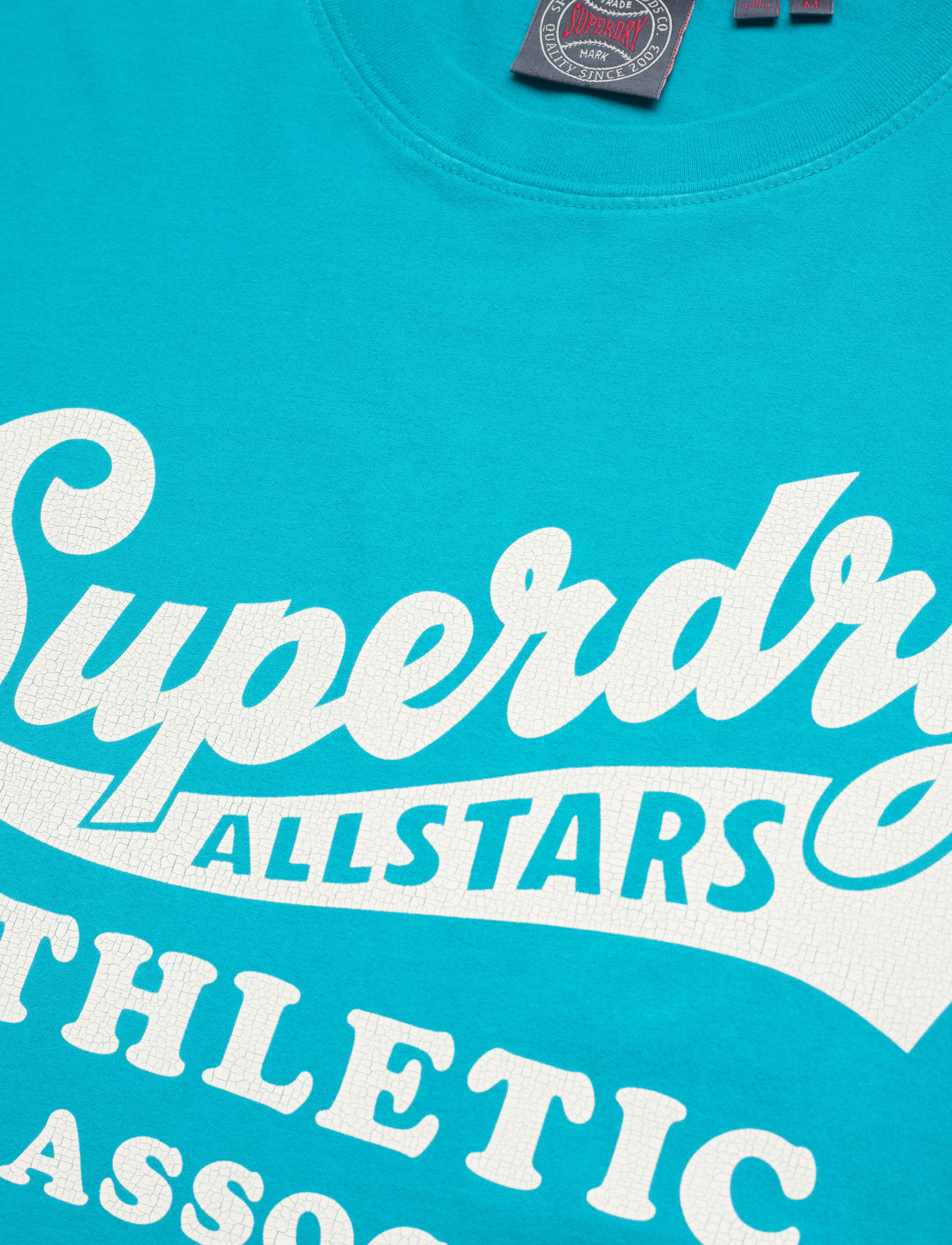Superdry - VINTAGE HOME RUN TEE - enamel blue - 2
