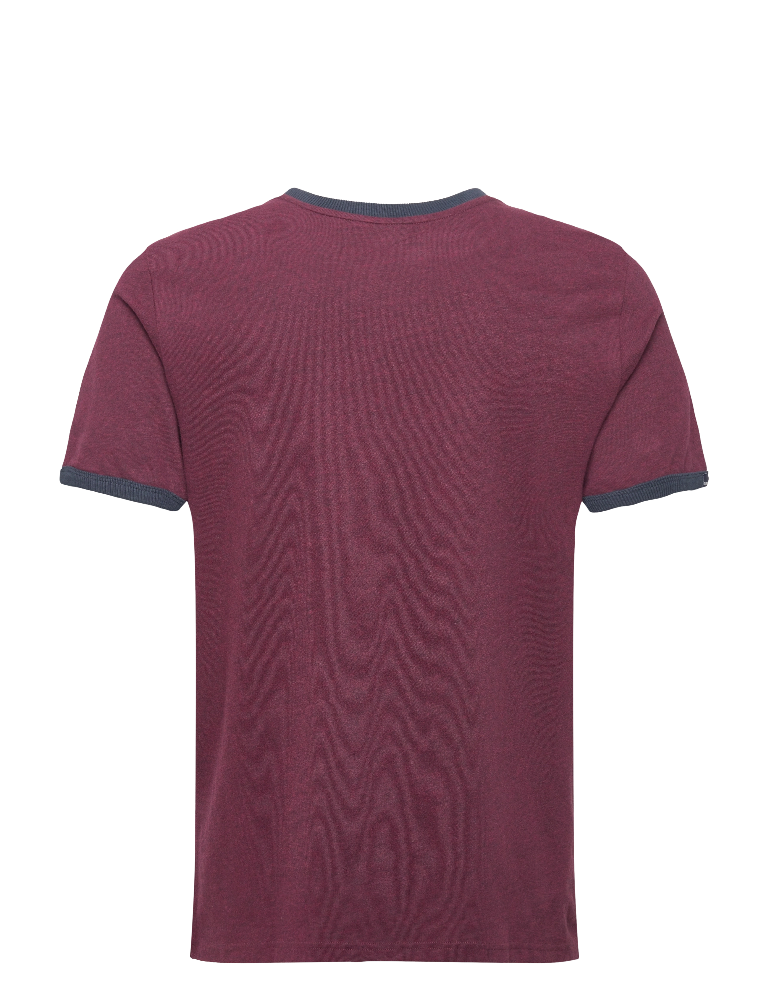Superdry - VINTAGE CL RINGER TEE - track burgundy marl - 1