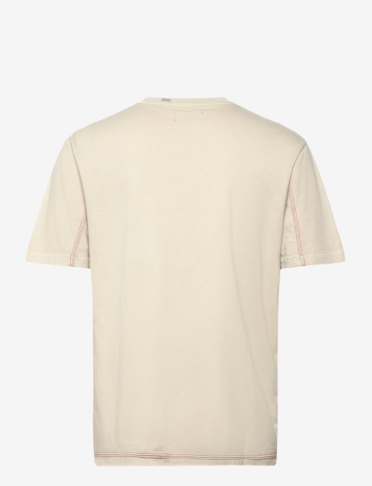 Superdry - CONTRAST STITCH POCKET TSHIRT - autumn clothing - washed pelican beige - 1