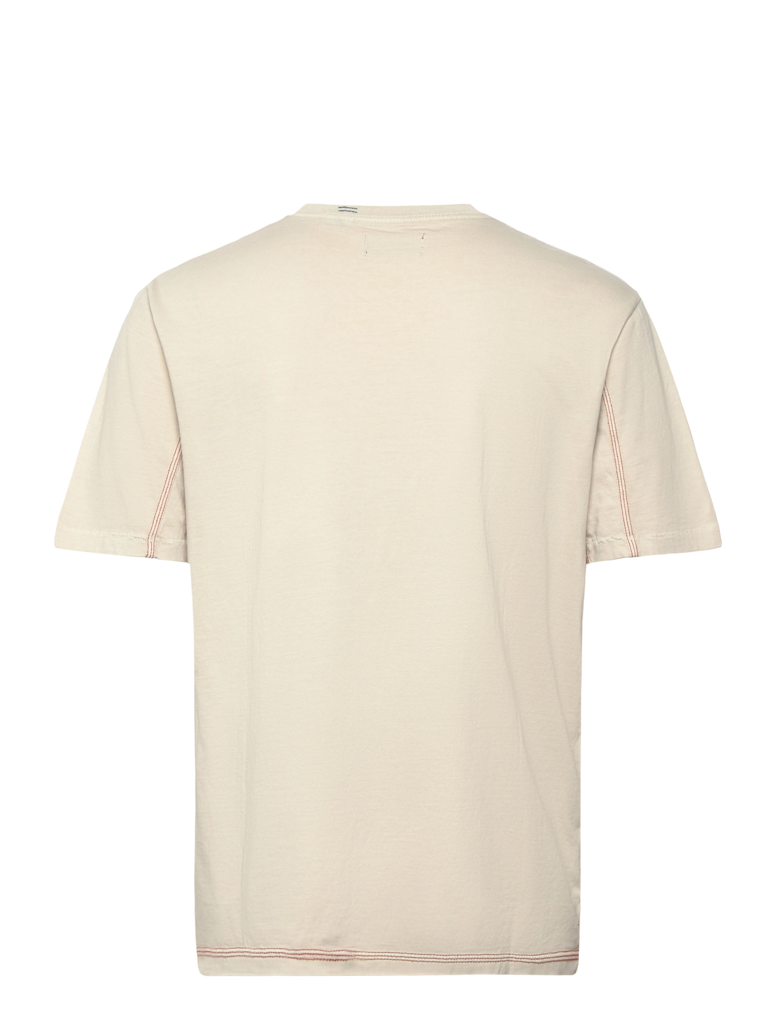 Superdry - CONTRAST STITCH POCKET TSHIRT - washed pelican beige - 2