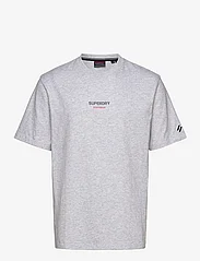 Superdry - SPORTSWEAR LOGO LOOSE TEE - short-sleeved t-shirts - cadet grey marl - 0