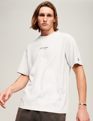 Superdry - SPORTSWEAR LOGO LOOSE TEE - short-sleeved t-shirts - cadet grey marl - 2