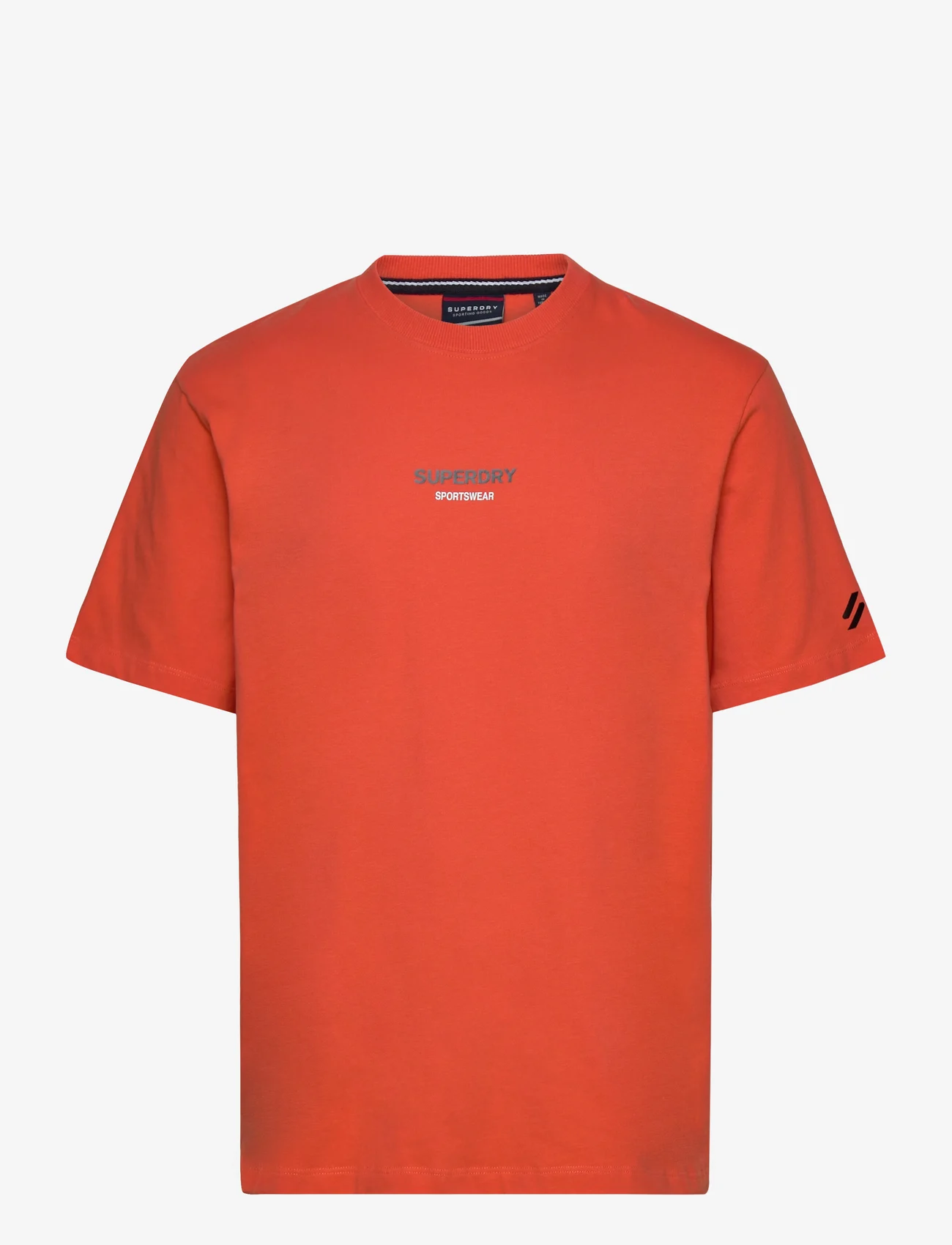 Superdry - SPORTSWEAR LOGO LOOSE TEE - short-sleeved t-shirts - flare orange - 0