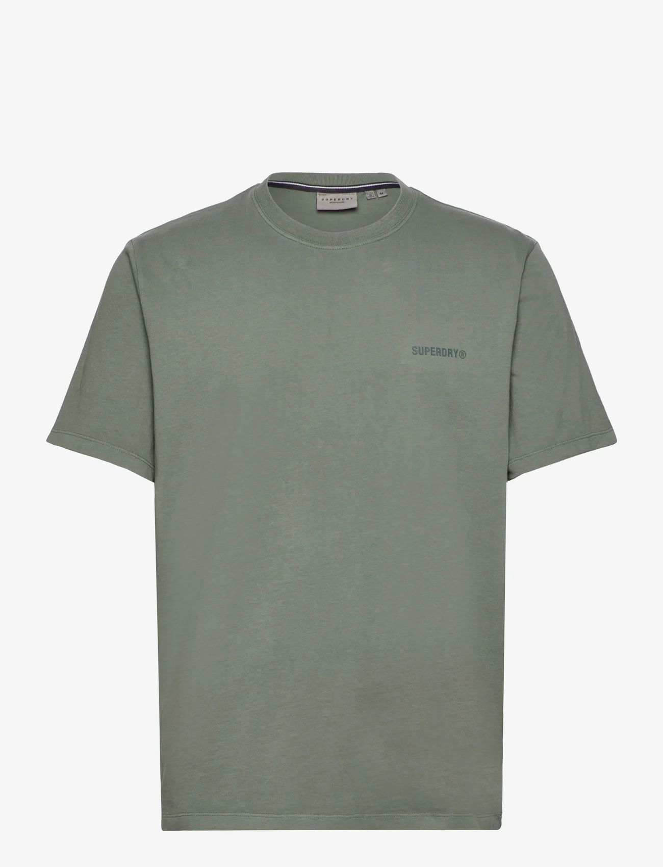 Superdry - OVERDYED LOGO LOOSE TEE - basic t-shirts - balsam green - 0
