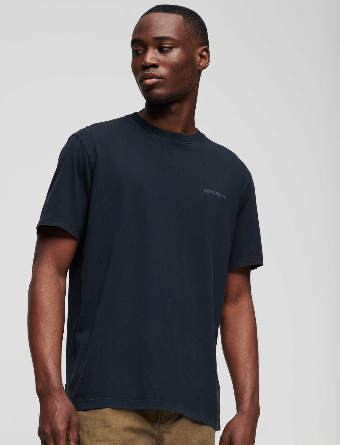 Superdry Overdyed Logo Loose Tee T Shirts Boozt