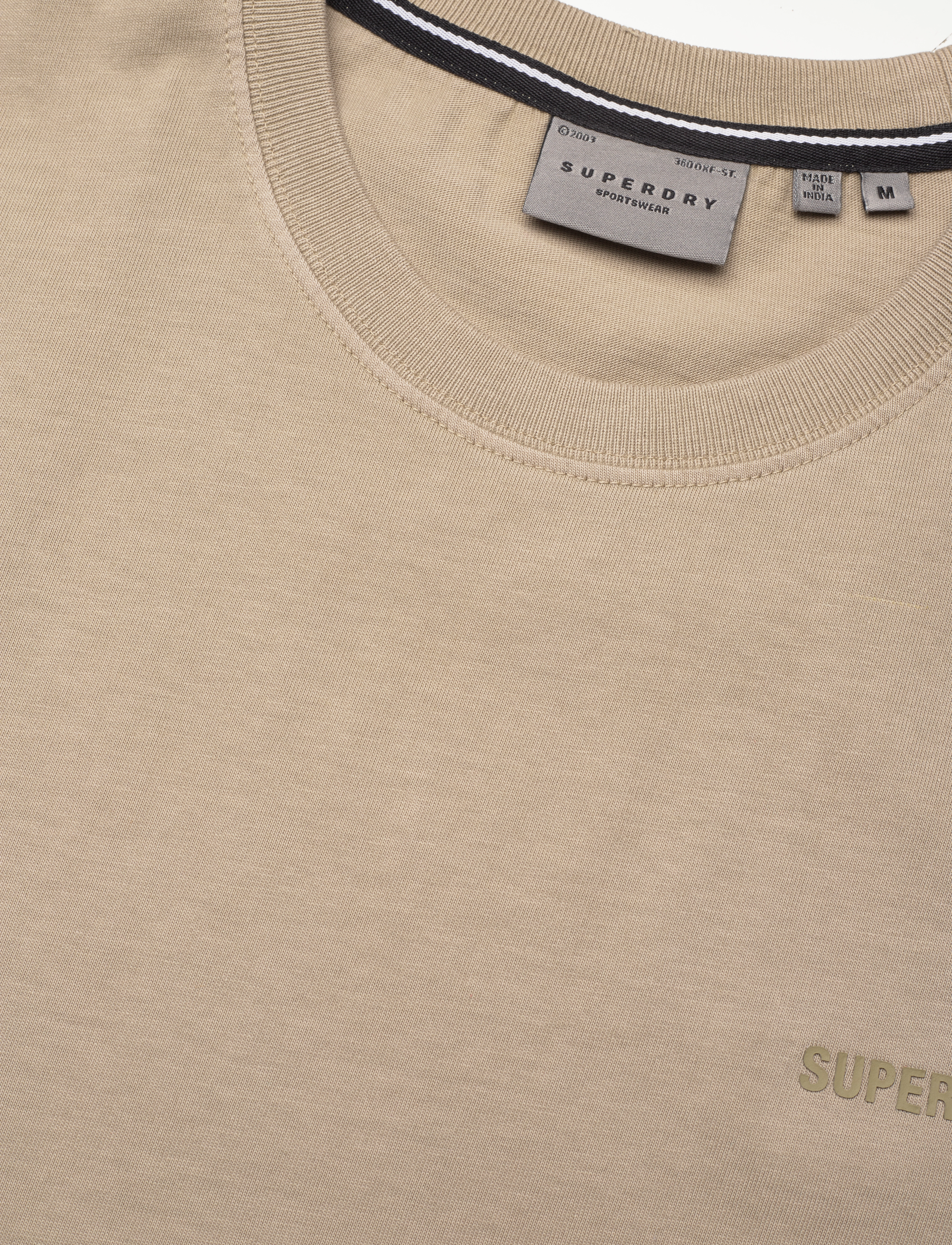 Superdry - OVERDYED LOGO LOOSE TEE - winter twig beige - 2