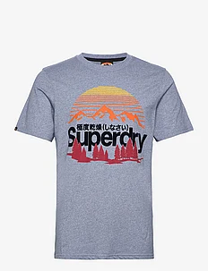 CL GREAT OUTDOORS GRAPHIC TEE, Superdry