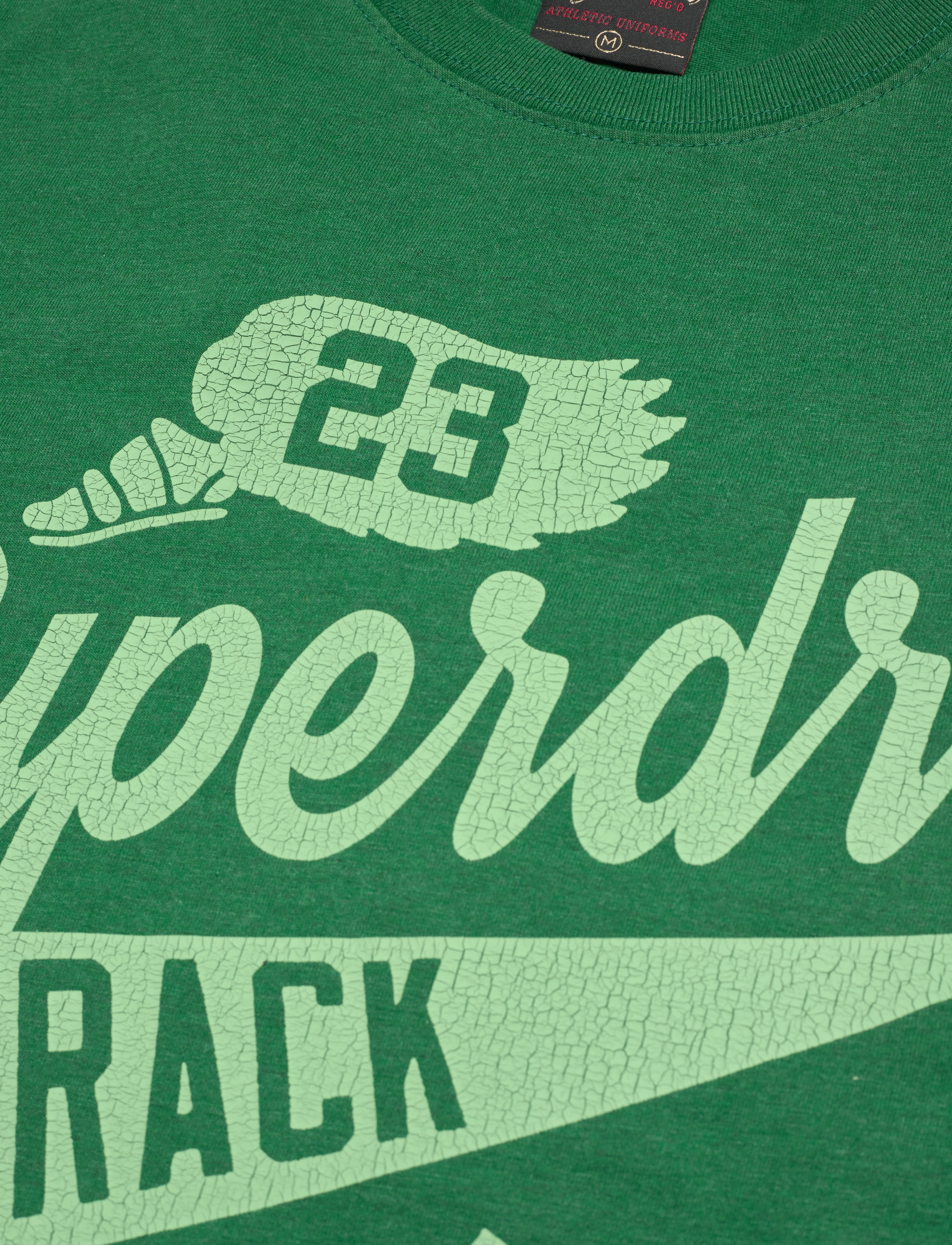 Superdry - COLLEGE SCRIPTED GRAPHIC TEE - bowling green marl - 2