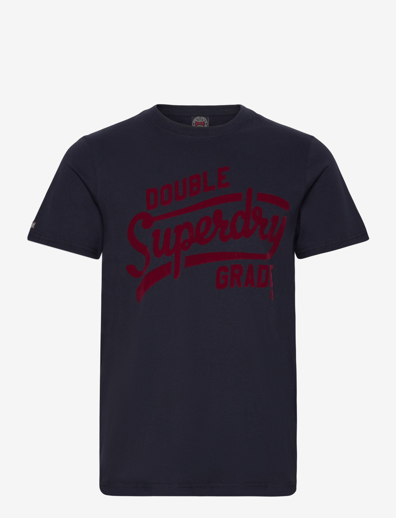 Superdry - ATHLETIC SCRIPT GRAPHIC TEE - eclipse navy - 0