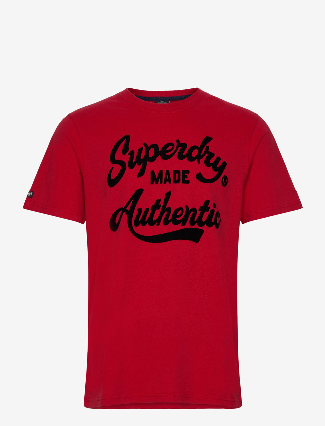 Superdry - ATHLETIC SCRIPT GRAPHIC TEE - hike red - 0