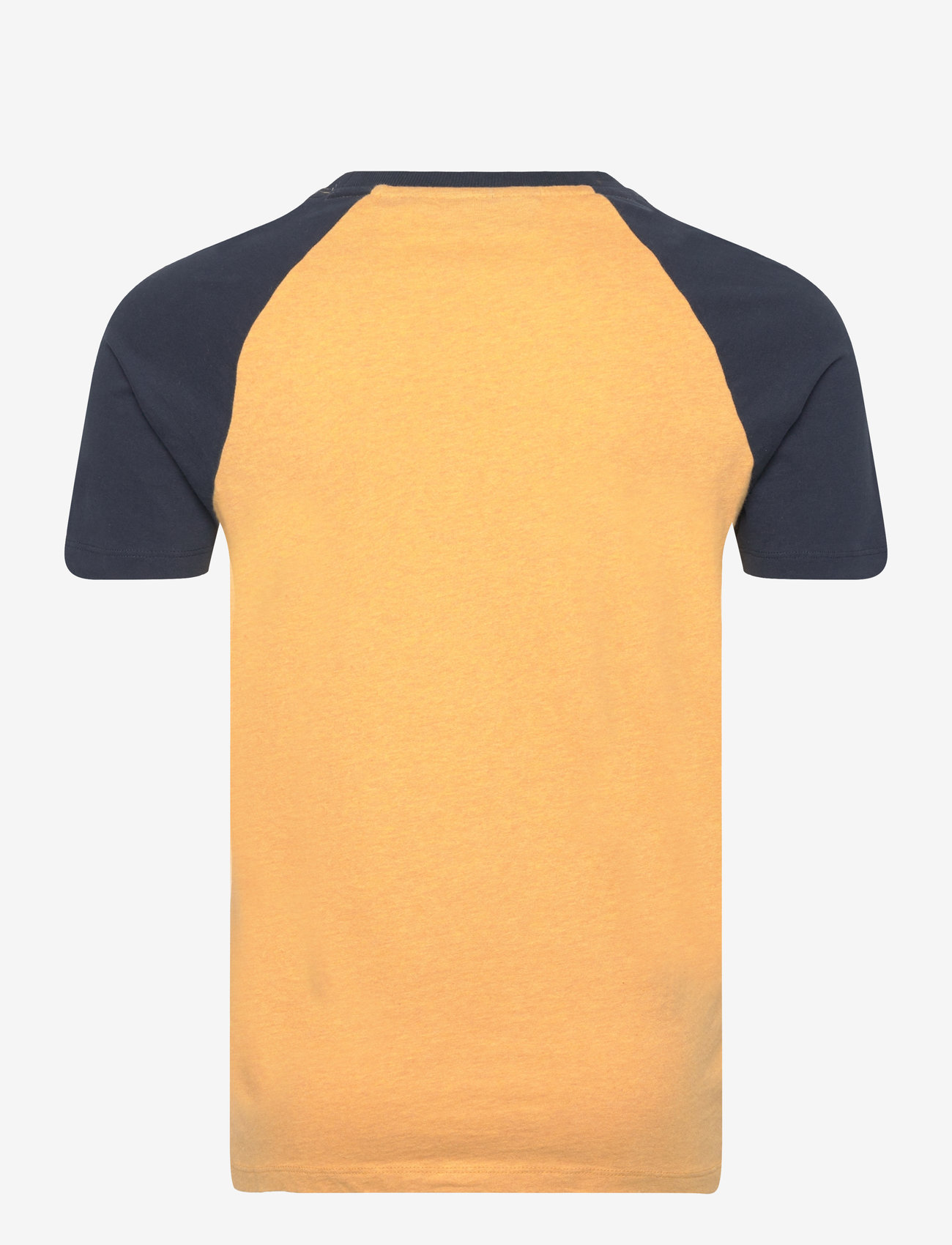 Superdry - ESSENTIAL LOGO BASEBALL TSHIRT - ochre yellow marl/eclipse navy - 1