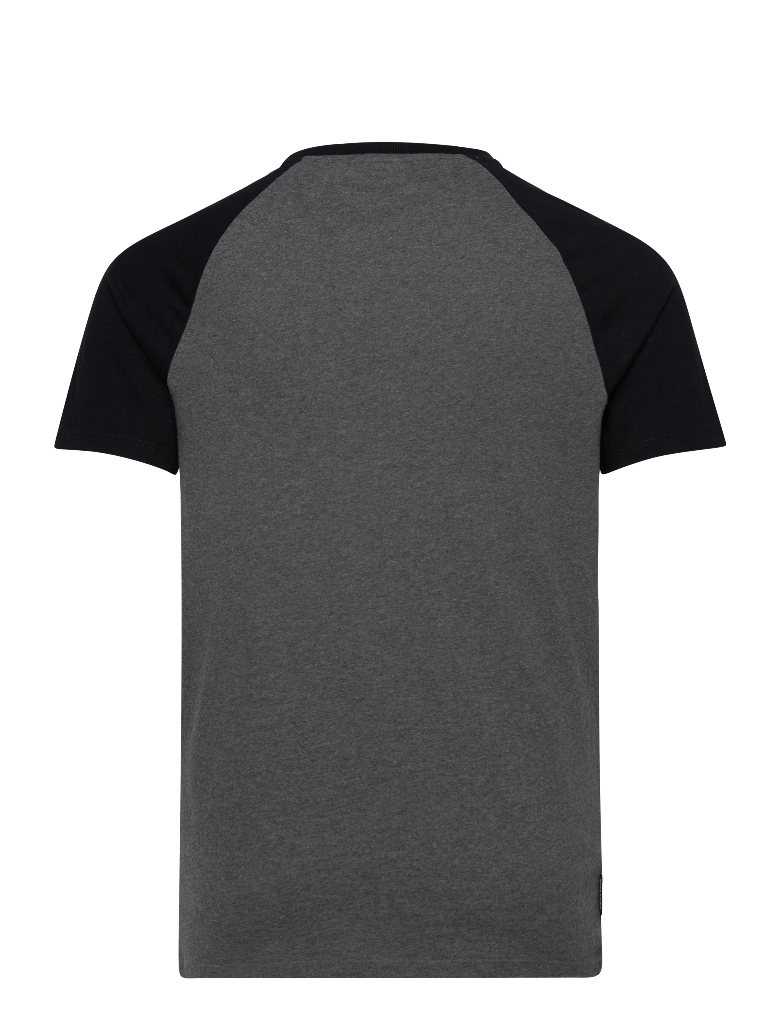 Superdry - ESSENTIAL LOGO BASEBALL TSHIRT - rich charcoal marl/black - 2