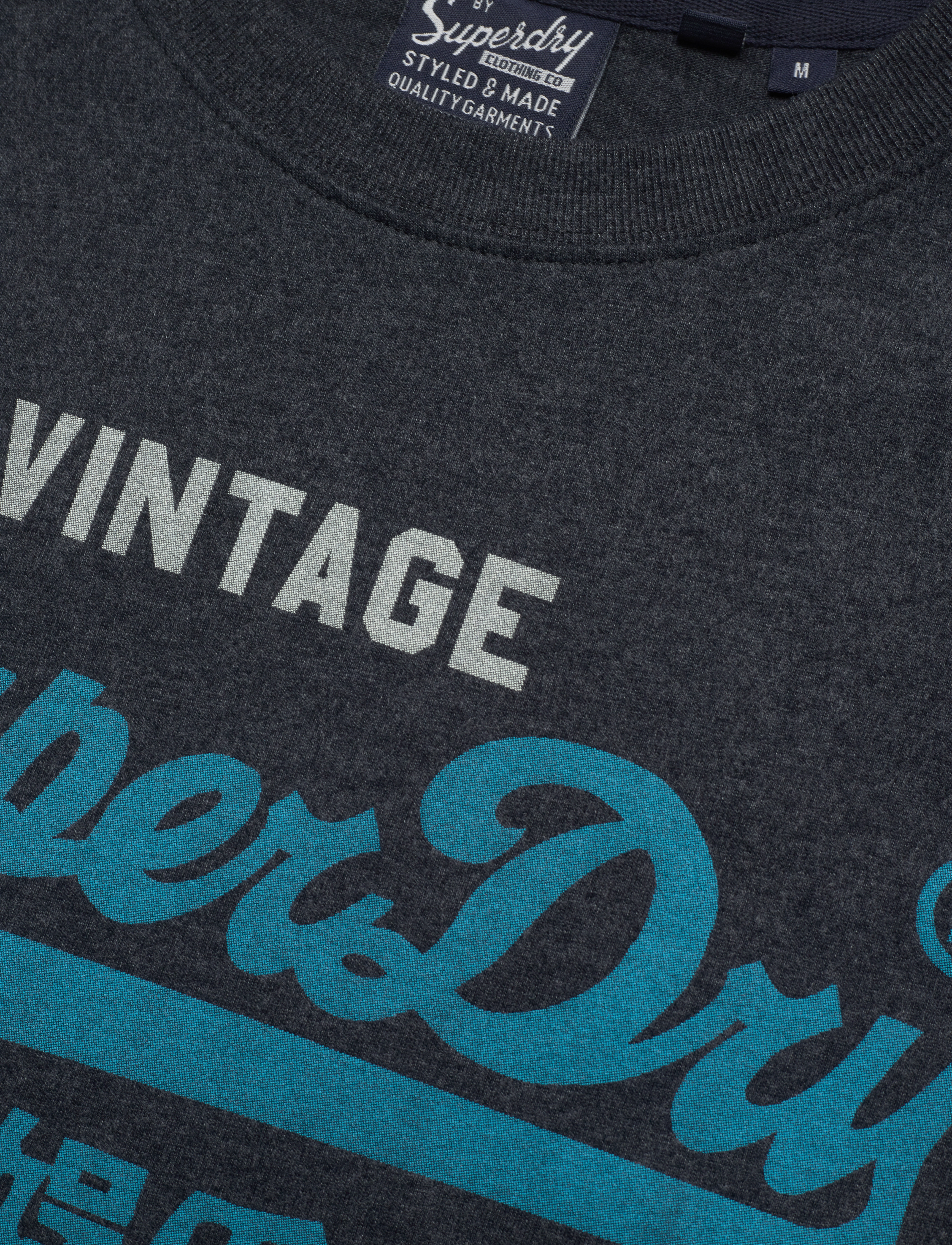 Superdry - VL Premium Goods Graphic Tee - navy marl - 2