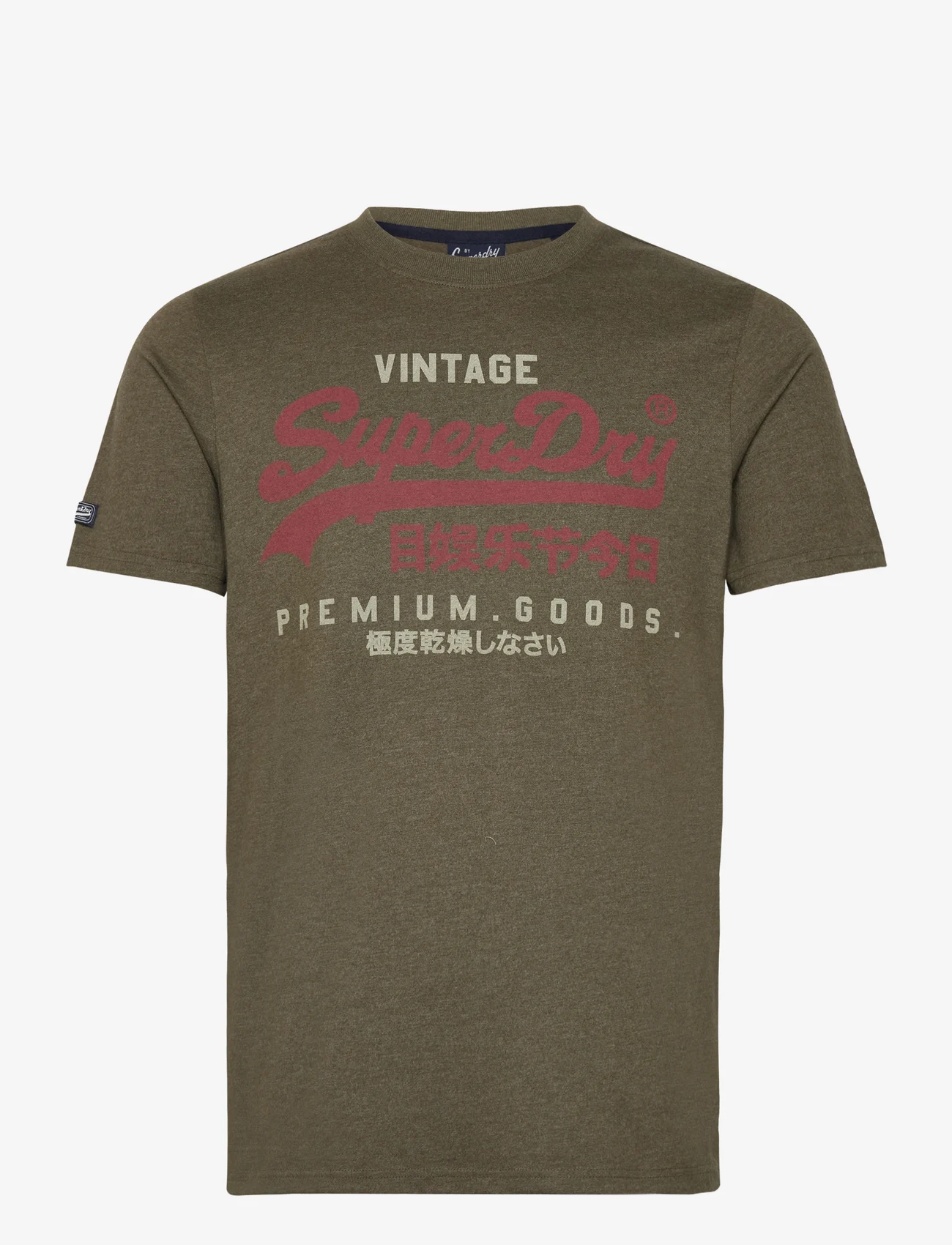 Superdry - VL Premium Goods Graphic Tee - lowest prices - thrift olive marl - 0