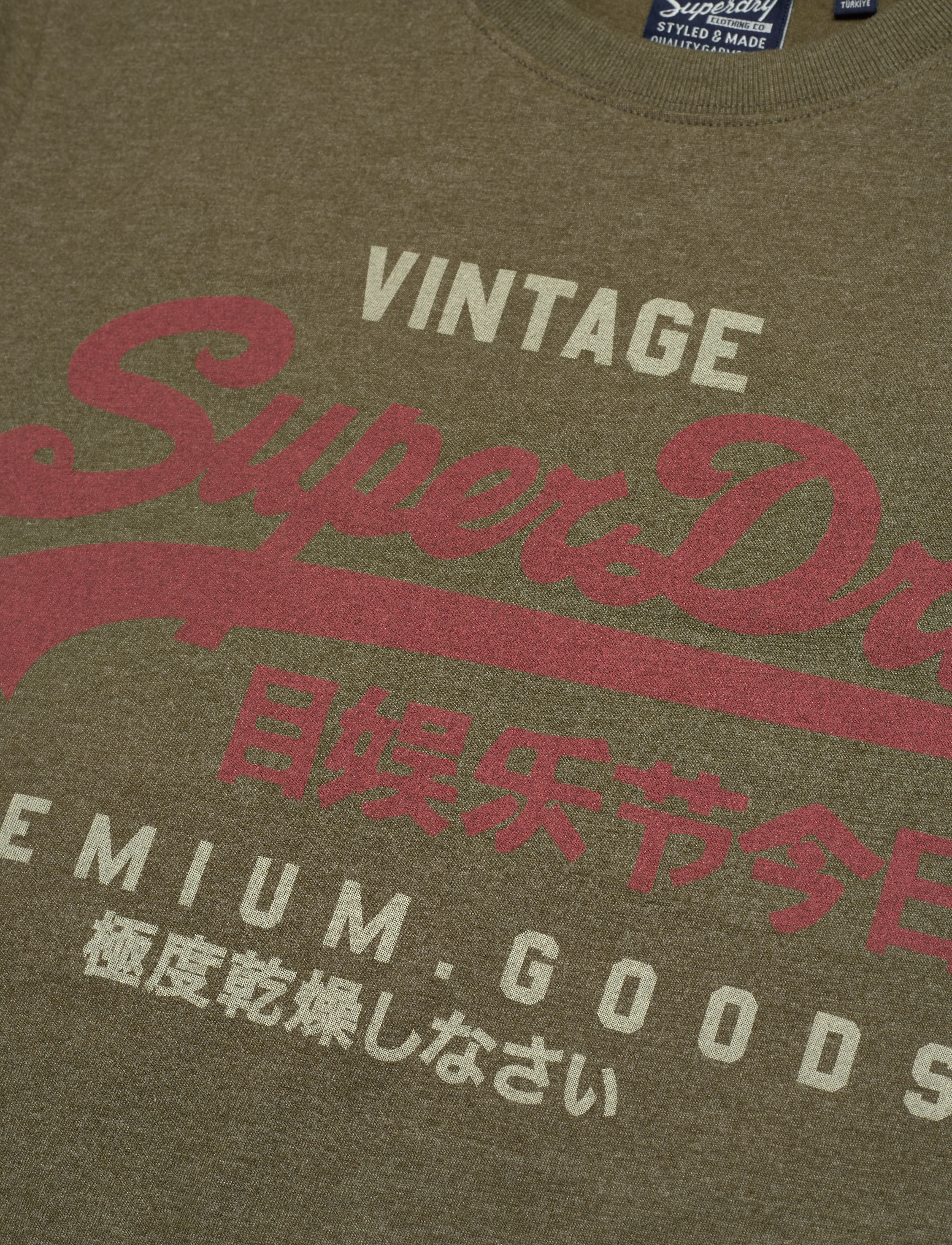 Superdry - VL Premium Goods Graphic Tee - thrift olive marl - 2