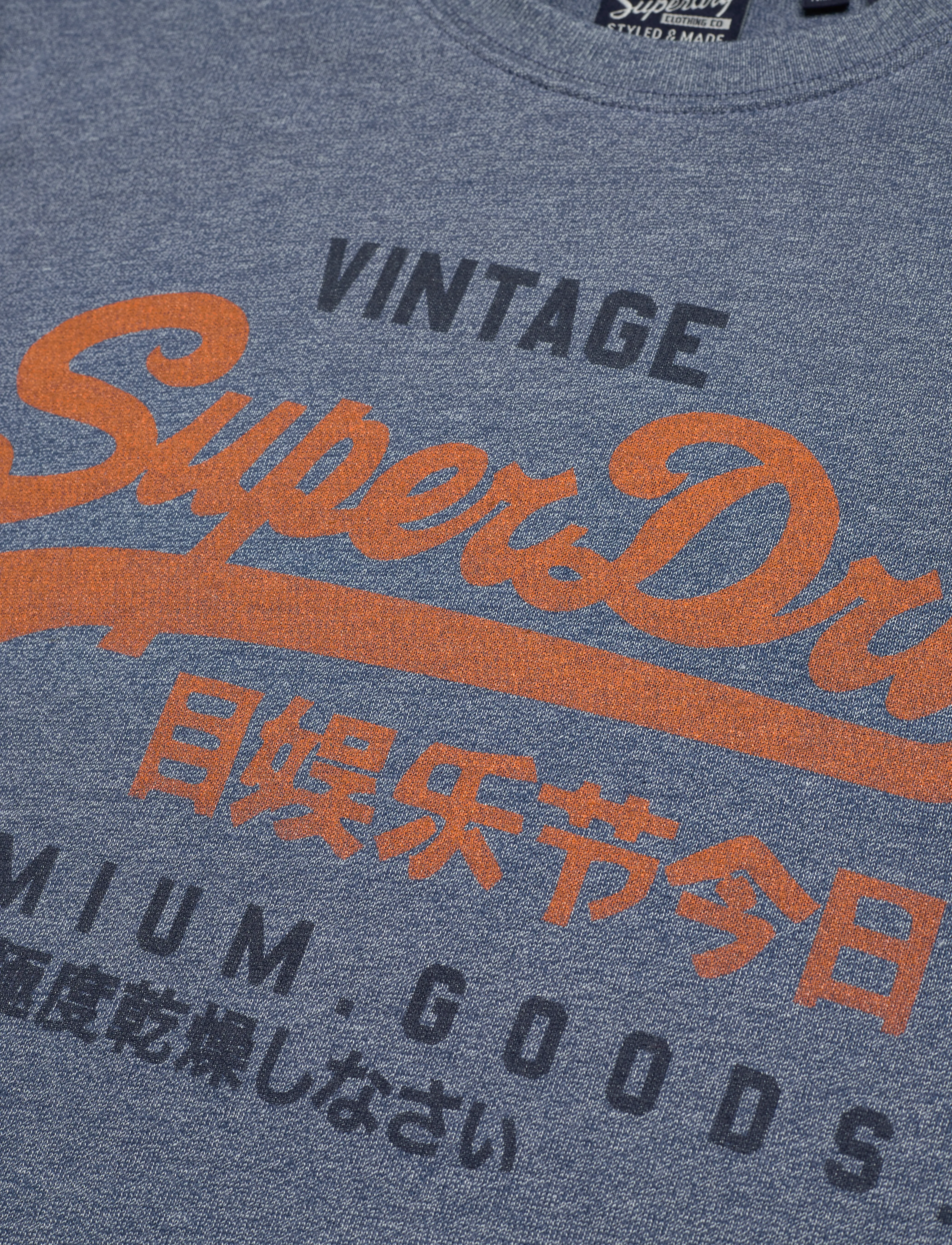 Superdry - VL Premium Goods Graphic Tee - tois blue grit - 2