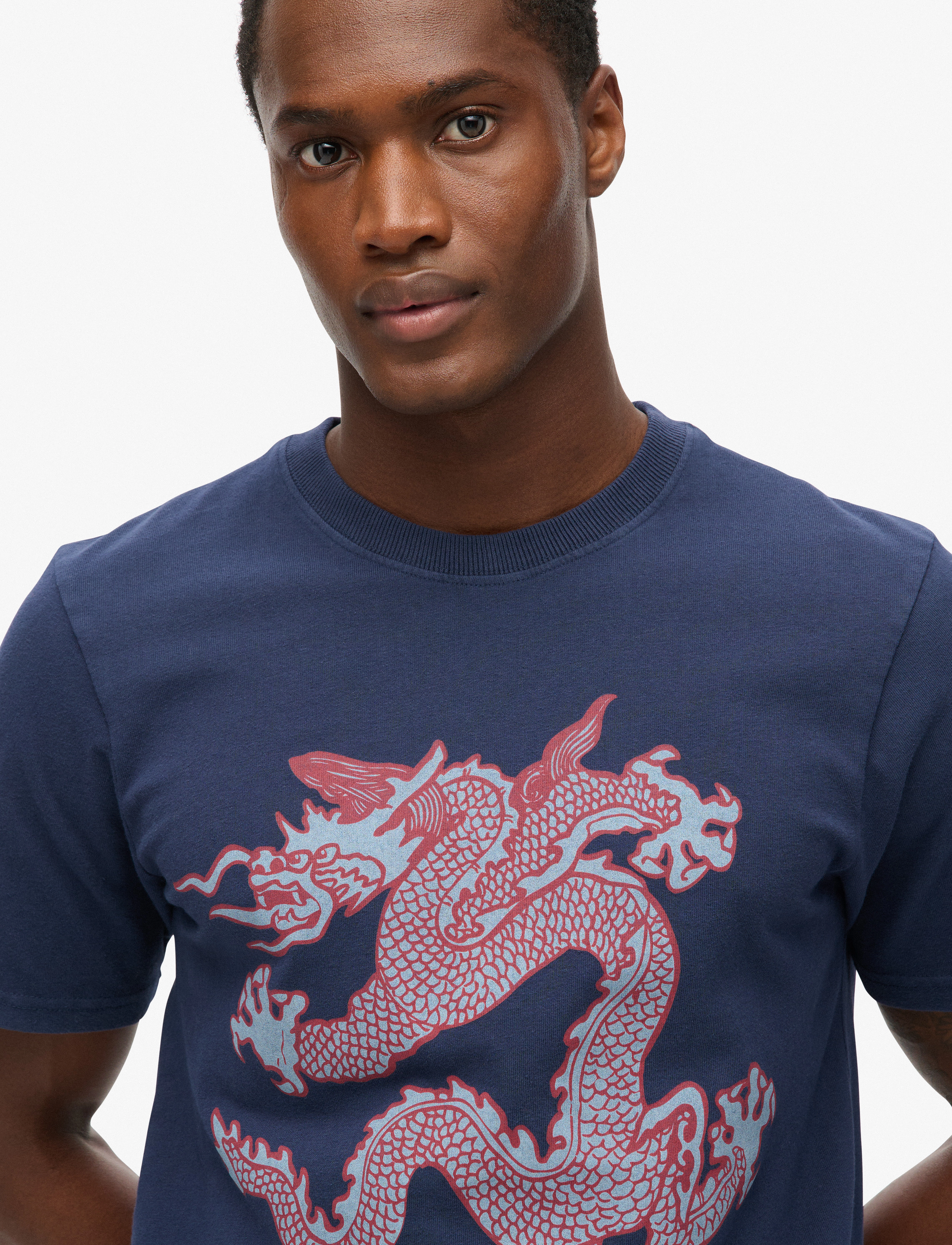 Superdry - VINTAGE ETD TEE - richest navy - 5
