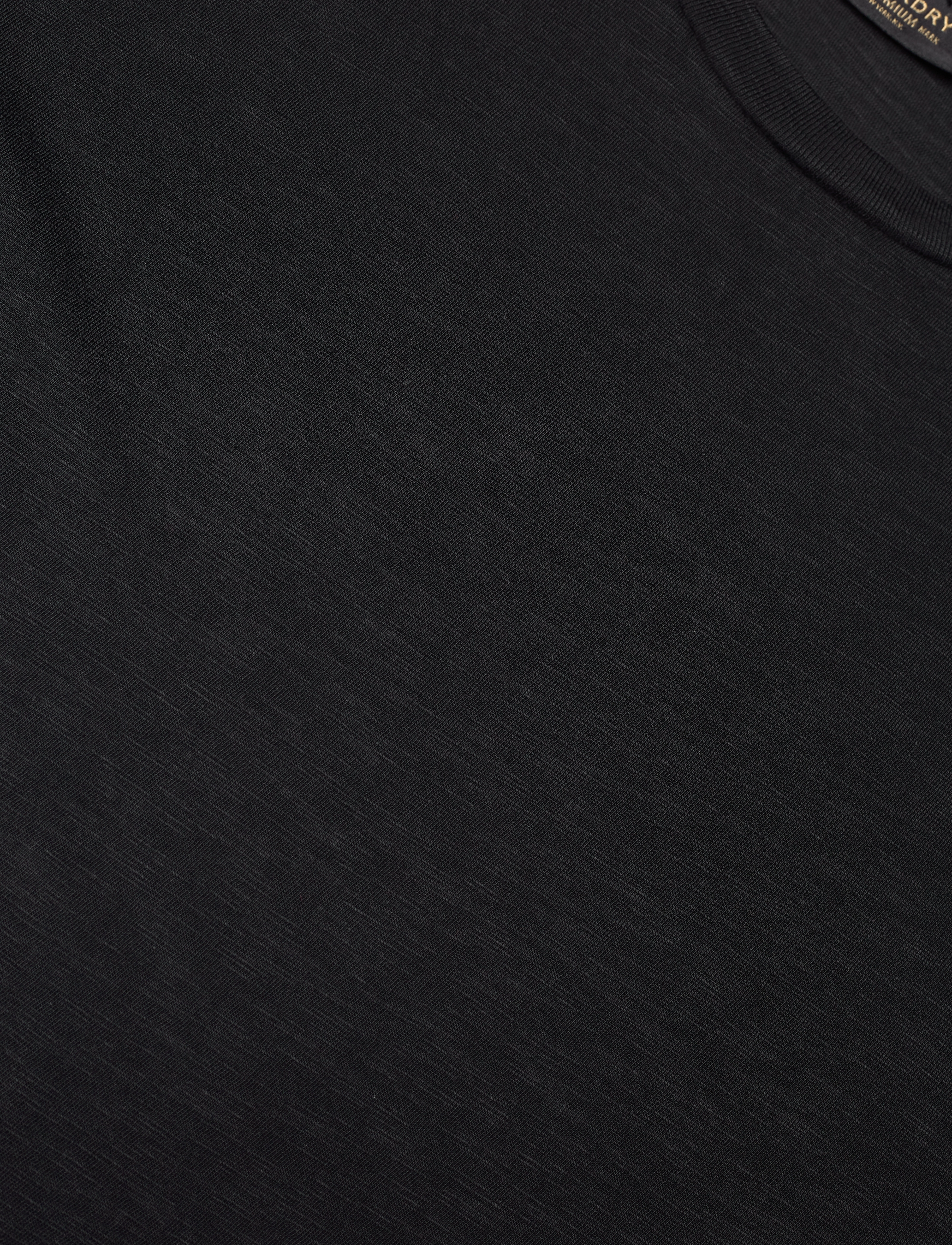 Superdry - CREW NECK SLUB SS T-SHIRT - black - 2