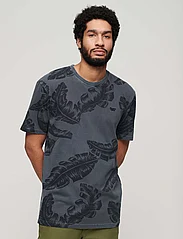 Superdry - VINTAGE OVERDYE PRINTED TEE - kortärmade t-shirts - eclipse navy - 2